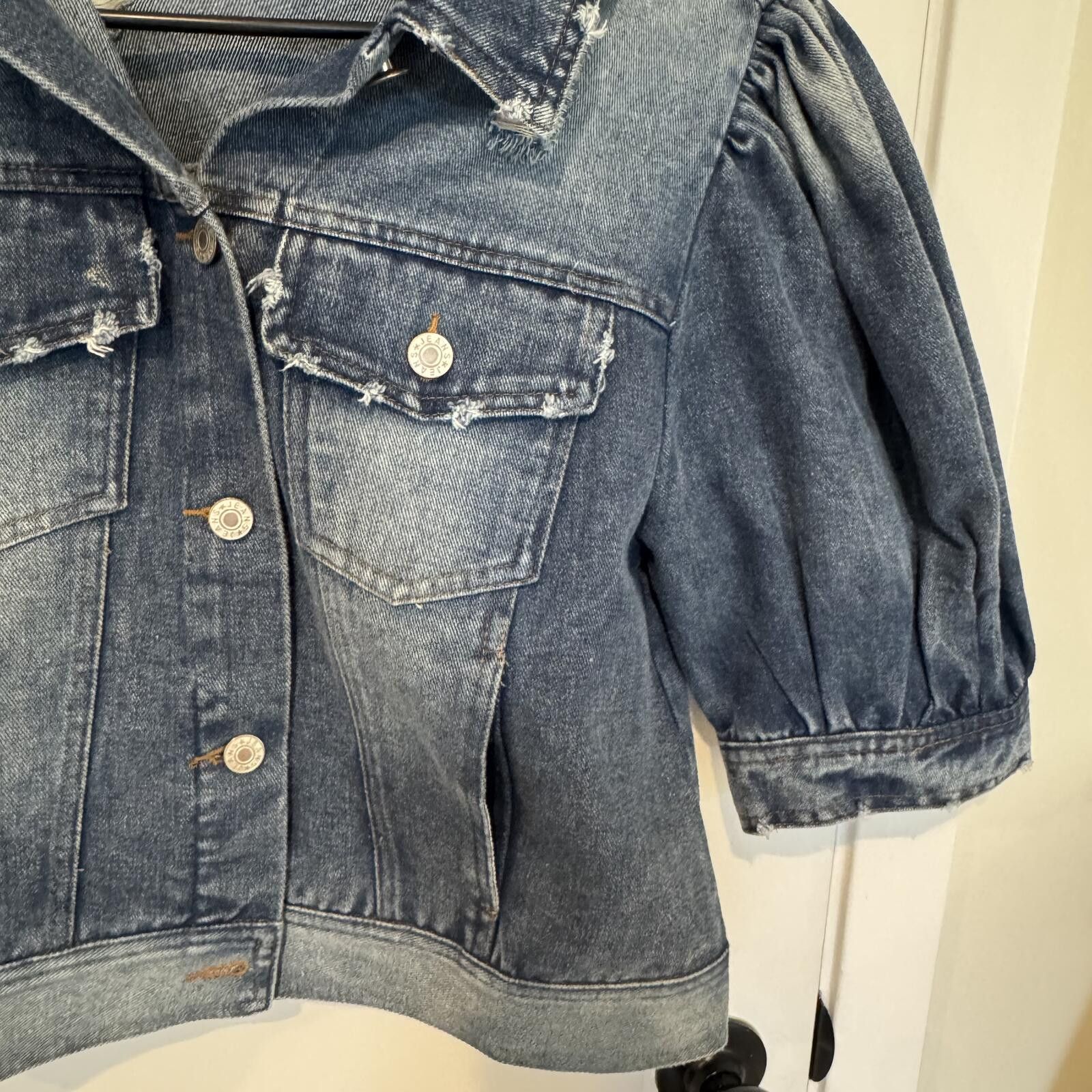 Odd Future Oddi Puff Sleeve Denim Jacket Medium Size M / US 6-8 / IT 42-44 - 3 Thumbnail