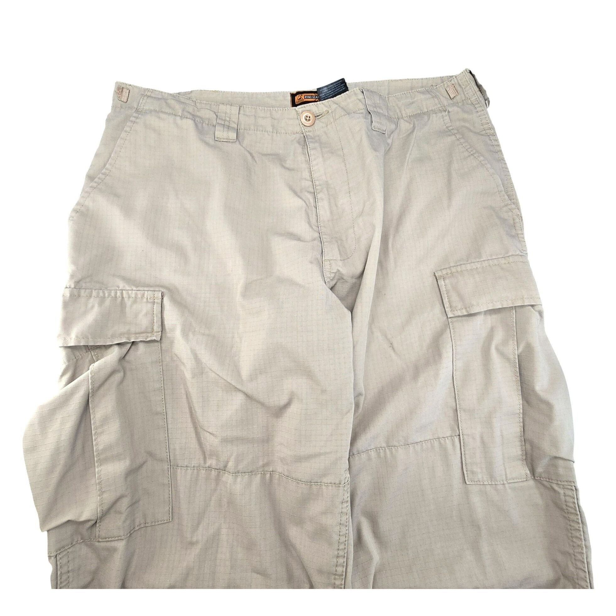 Other Mens Ryno Gear Cargo Pants L-R Beige Cotton/Polyester Durabl Size US 38 / EU 54 - 3 Thumbnail
