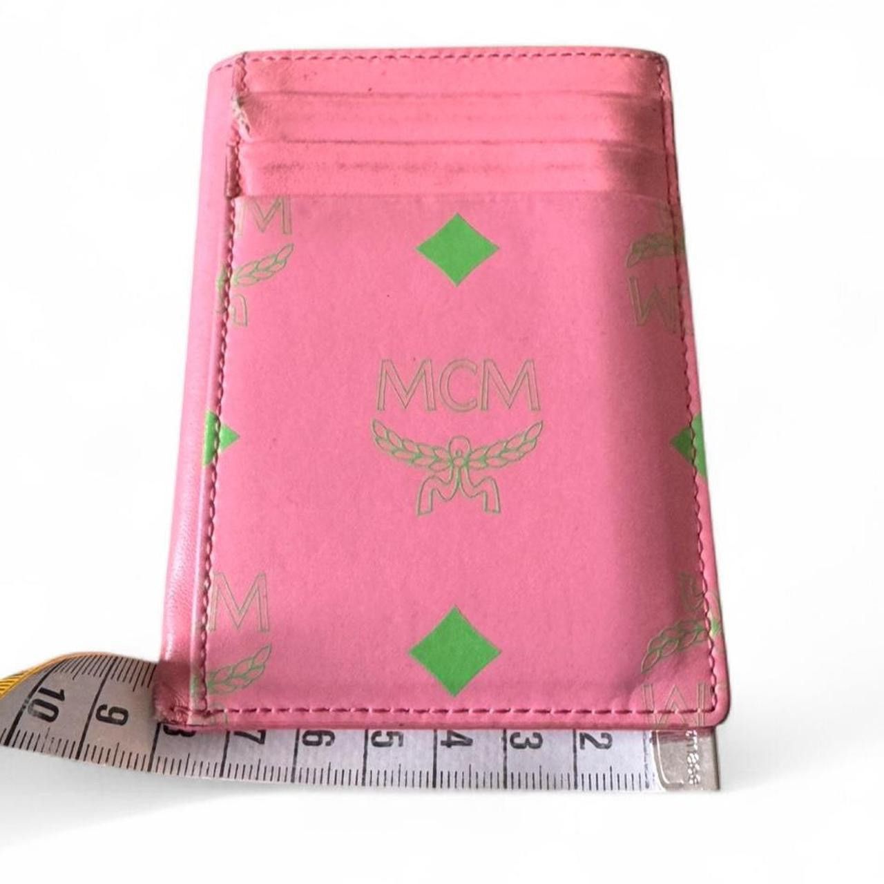 MCM Pink / Green Spacious Cardholder Size ONE SIZE - 7 Thumbnail