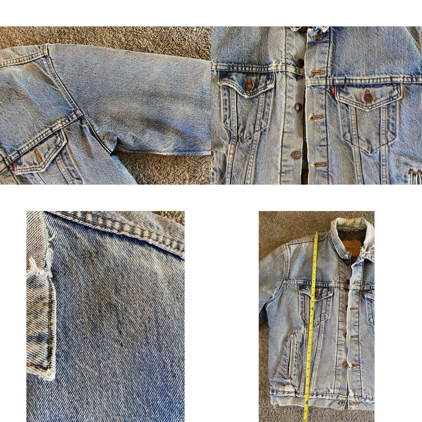 Levi's VINTAGE Levi's Denim Jacket Blanket Lined 70506-0316 Mens 44 USA Blue Jacket 80s 90s USA Mens Size US S / EU 44-46 / 1 - 10 Thumbnail