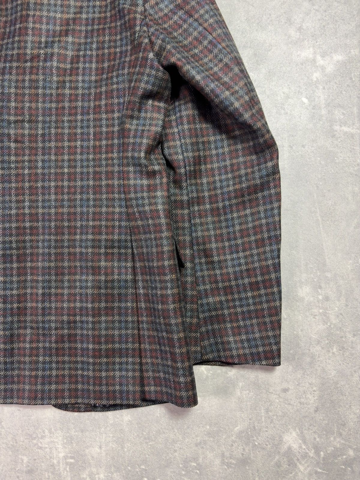 Etro Etro Tweed Wool Silk Lining Plaid Sport Blazer Jacket 50 Size 50R - 17 Thumbnail