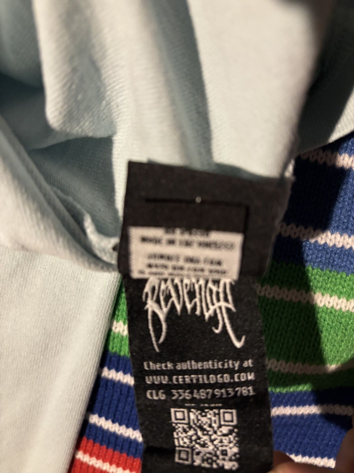 Revenge X Mugshot Tee Baby Blue Size US L / EU 52-54 / 3 - 2 Thumbnail