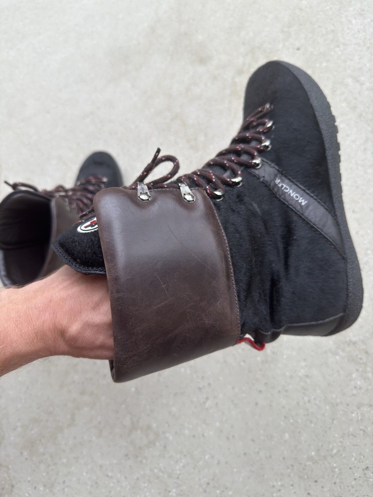 Moncler Moncler Pony Suede Sherpa combat snow Boots size 41 Size US 11 / IT 41 - 22 Thumbnail