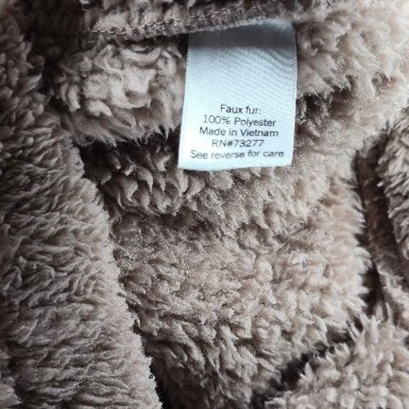 Other So Brand Taupe Faux Fur Half Zip Pullover Sweater Size XL Size XL / US 12-14 / IT 48-50 - 5 Thumbnail