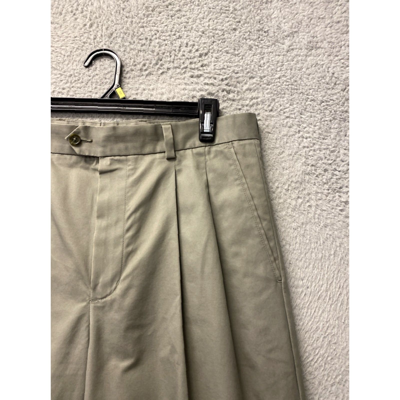 Nordstrom Nordstrom Chino Pants Mens 34x32 Olive Green /0147 Size US 34 / EU 50 - 3 Thumbnail