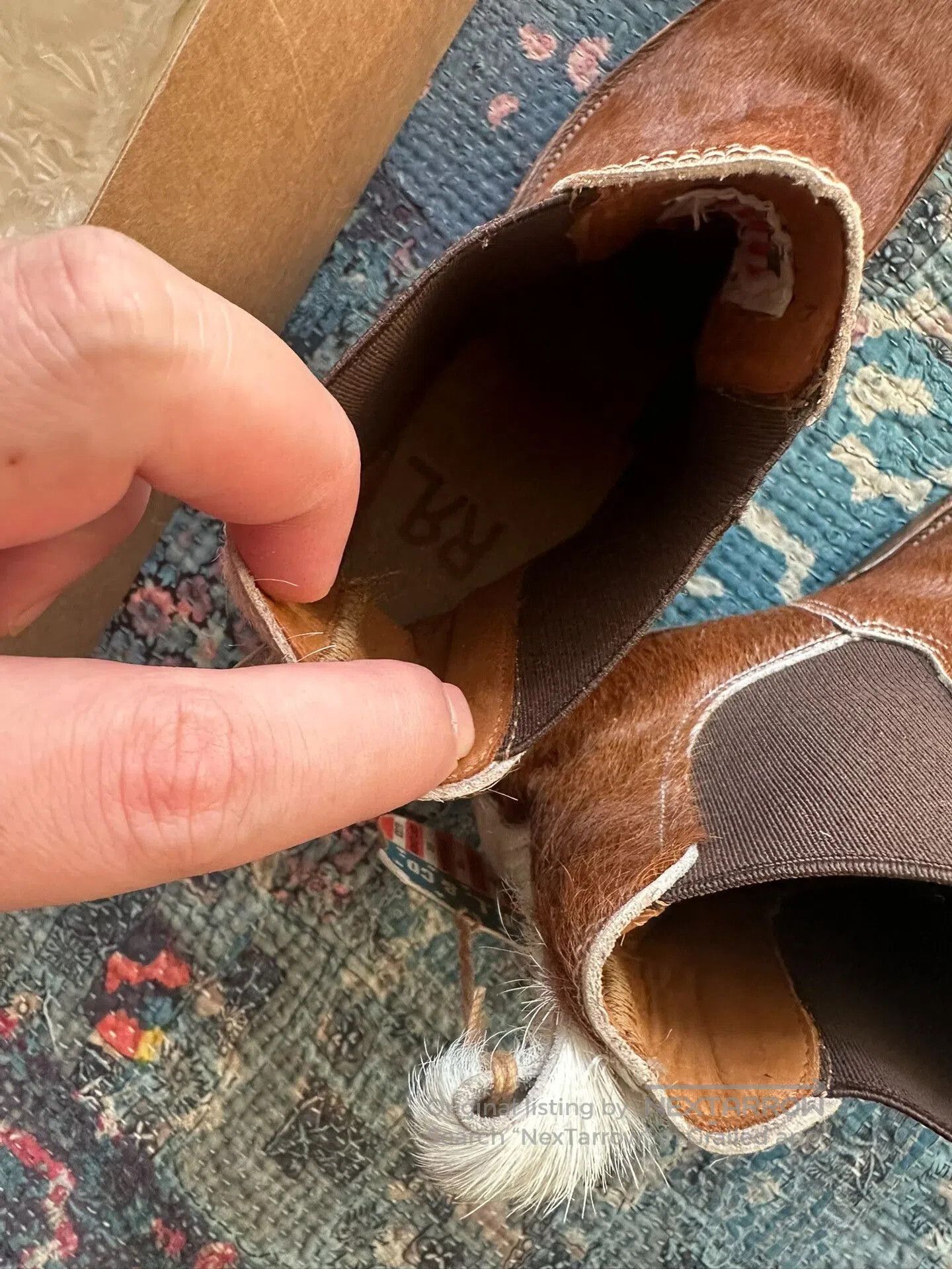 RRL Ralph Lauren RRL Women's Chelsea Boots in Brown. Size US 7 / IT 37 - 6 Thumbnail