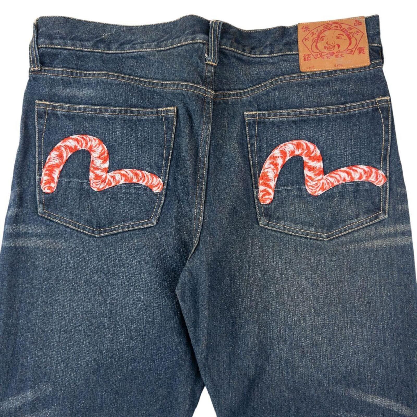 Evisu Vintage 2000s Evisu Double Gull Japanese Denim Jeans SizeW34 Size US 34 / EU 50 - 1 Thumbnail
