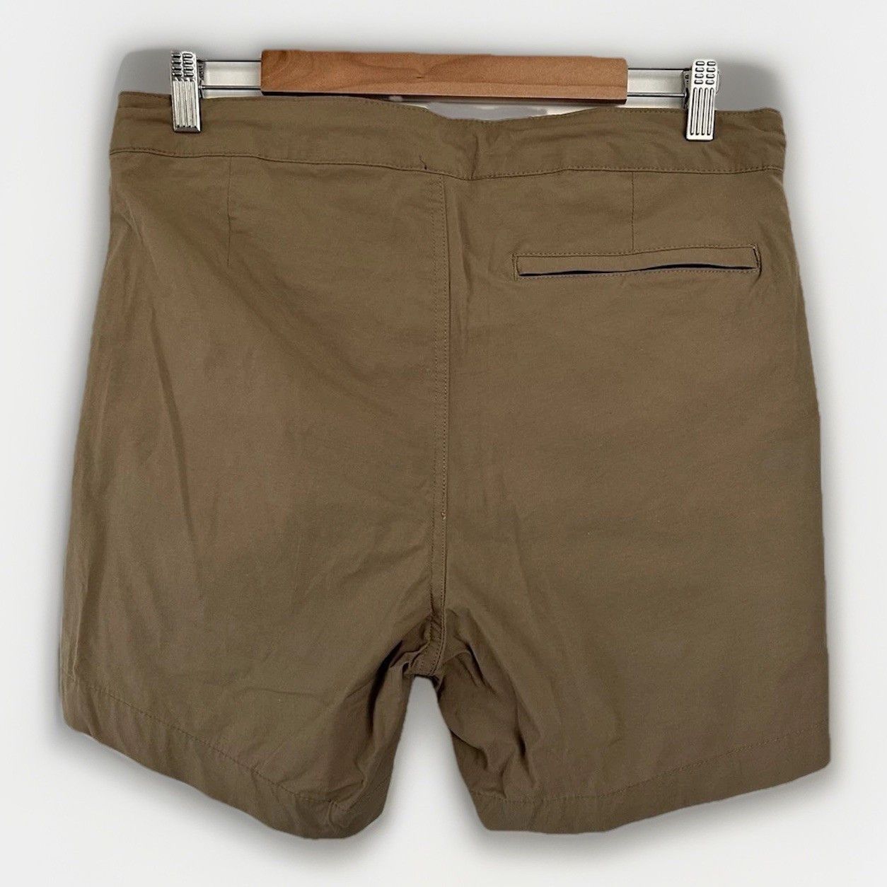 Onia Onia Chino Shorts Mens Sz 32 Khaki Cotton Blend Stretch 6"IN Size US 32 / EU 48 - 2 Thumbnail