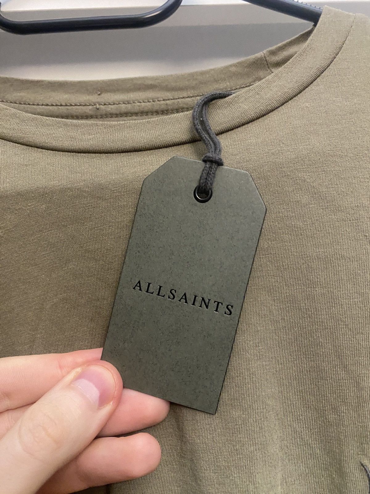 Allsaints Khaki allsaints longsleeve with tag Size US L / EU 52-54 / 3 - 4 Thumbnail