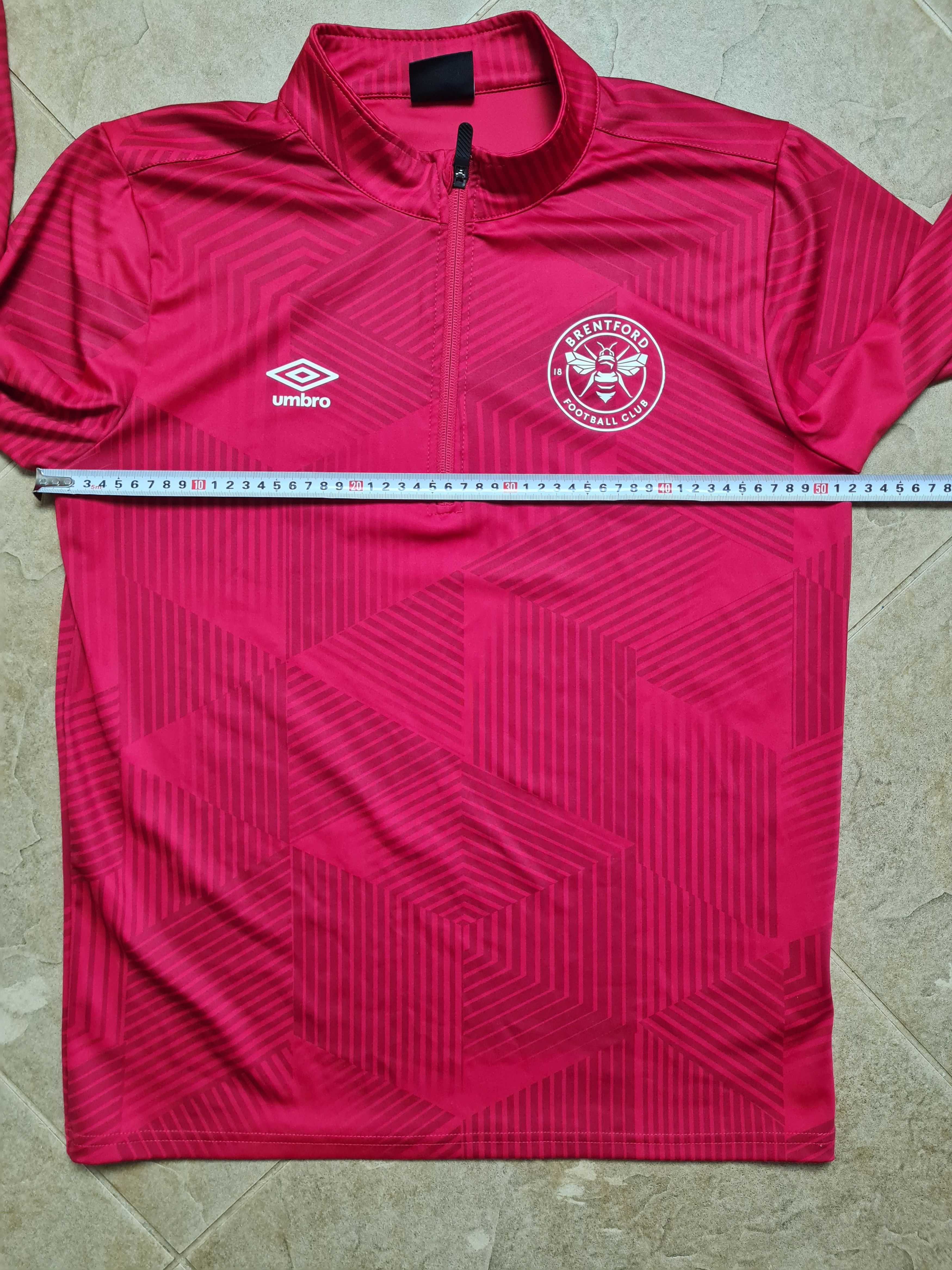 Umbro Brentford FC Umbro 2020-21 Training 1/4 Zip Drill Top Red Size US M / EU 48-50 / 2 - 12 Thumbnail