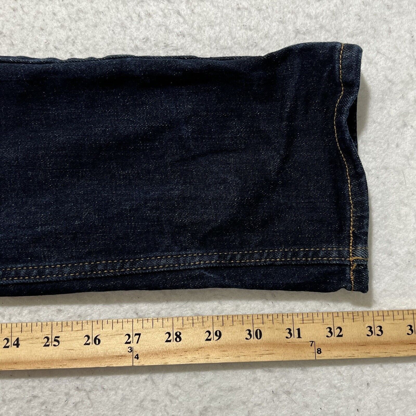 Old Navy Old Navy 32x33 Skinny Denim Jeans Dark Navy Blue Size US 32 / EU 48 - 11 Thumbnail