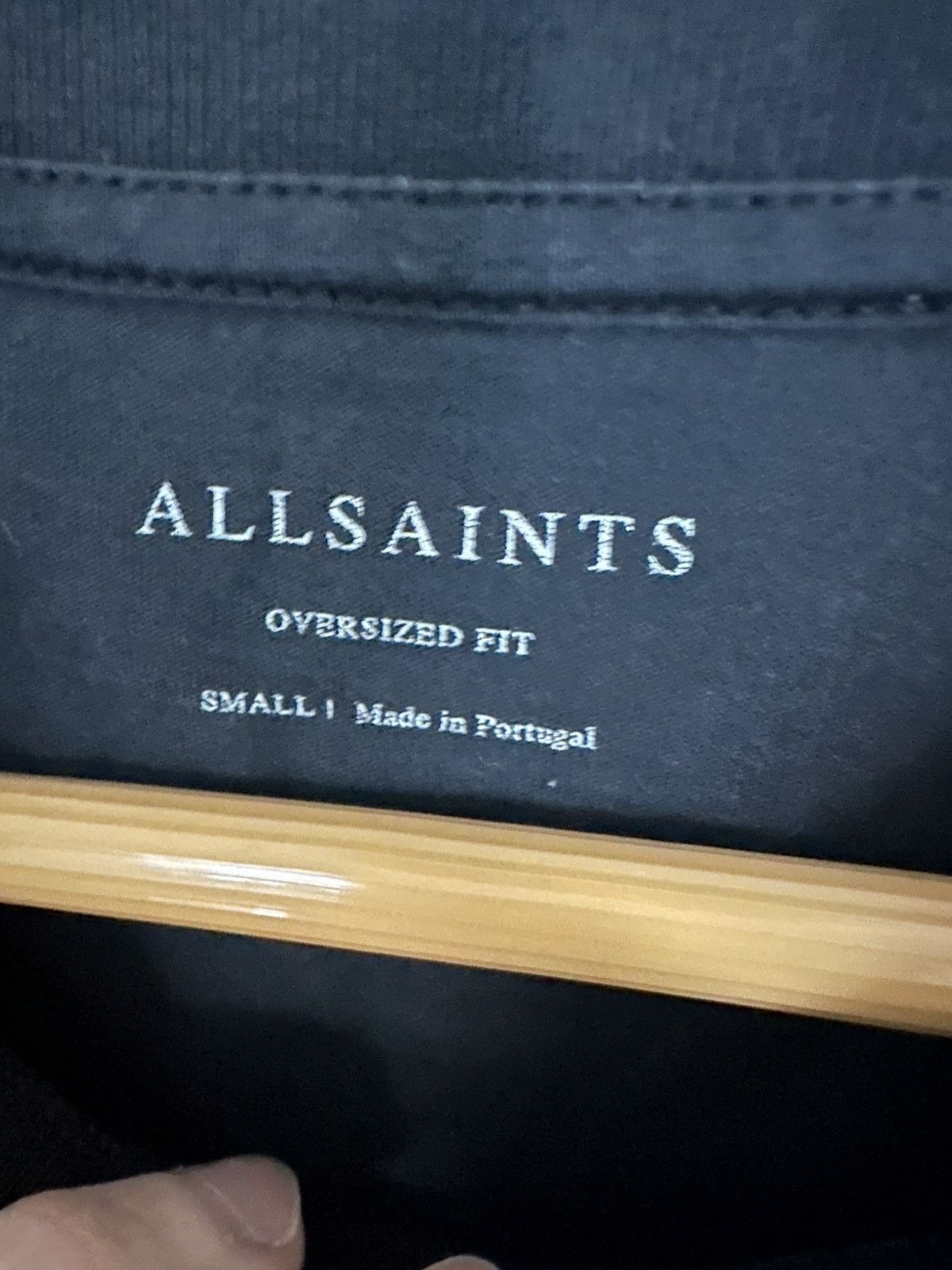 Allsaints Allsaints Graphic Text tee in Black Size US S / EU 44-46 / 1 - 3 Thumbnail