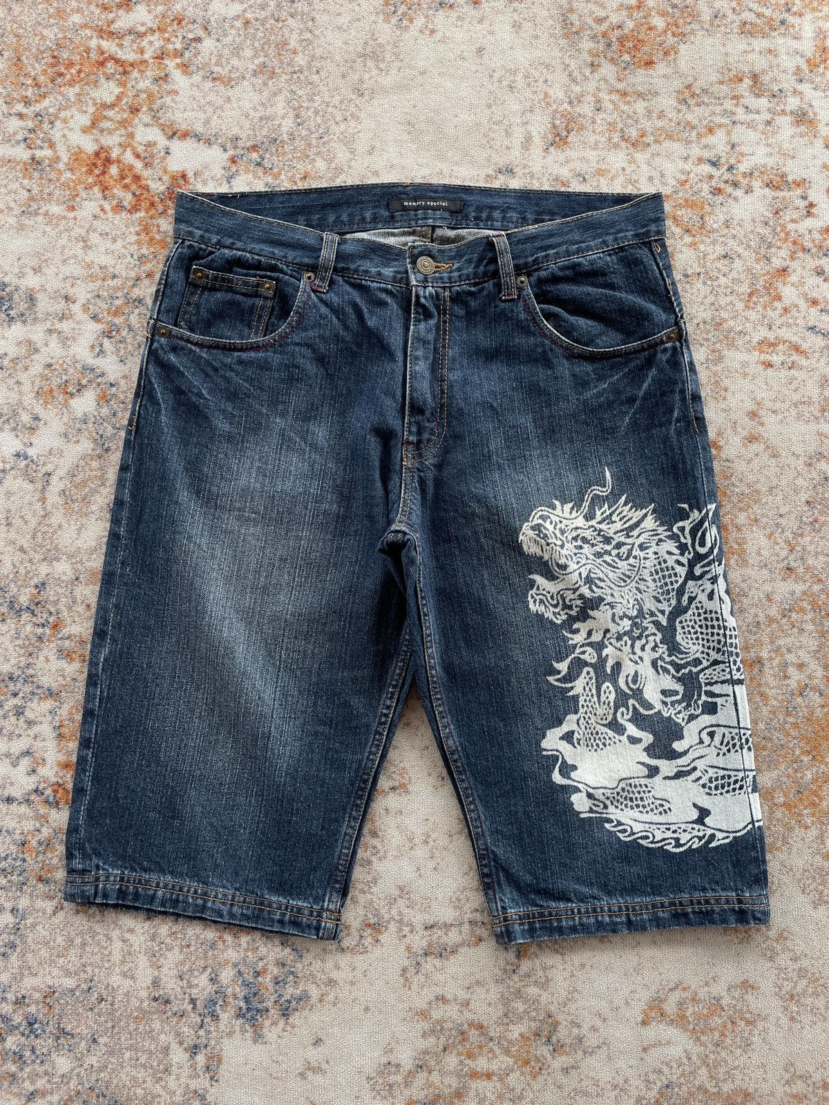 Karakuri Tamashii Memory Special Dragon Short Jeans Size US 34 / EU 50 - 1 Thumbnail