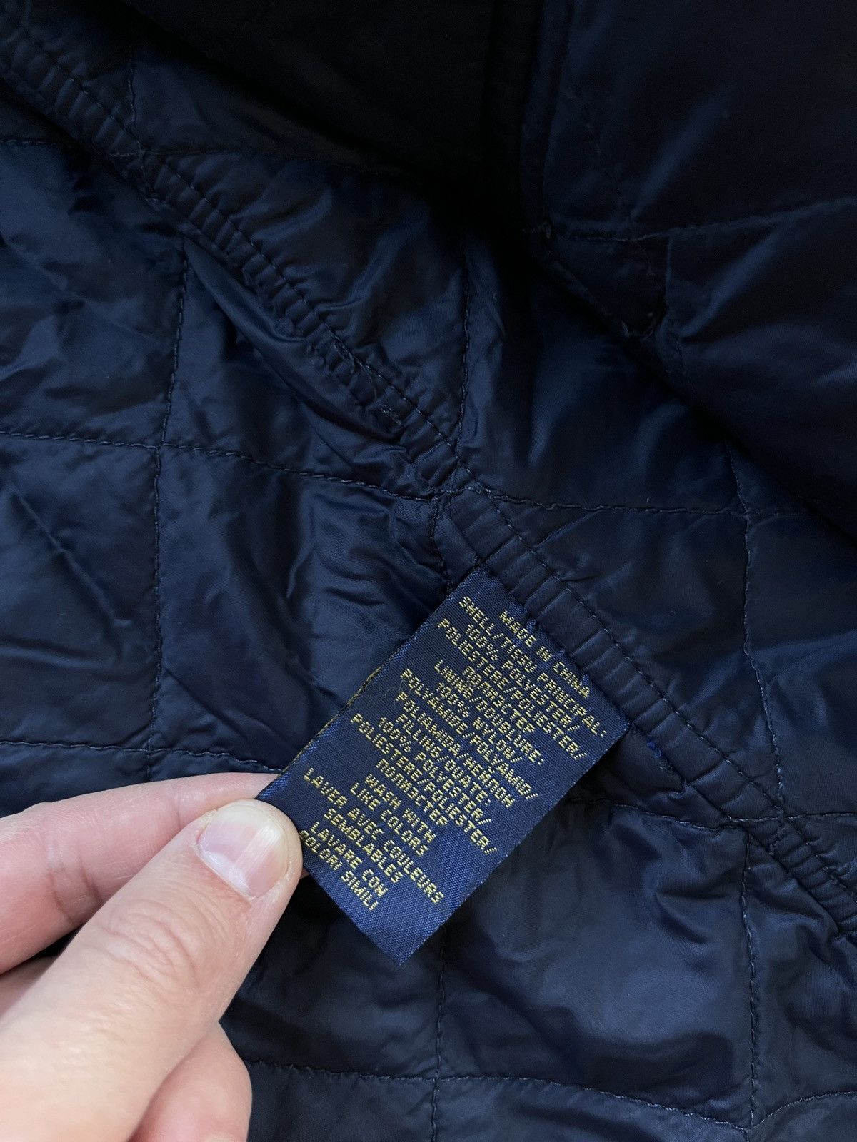 Polo Ralph Lauren PRL Blue Quilted Light Jacket Size US XL / EU 56 / 4 - 14 Thumbnail