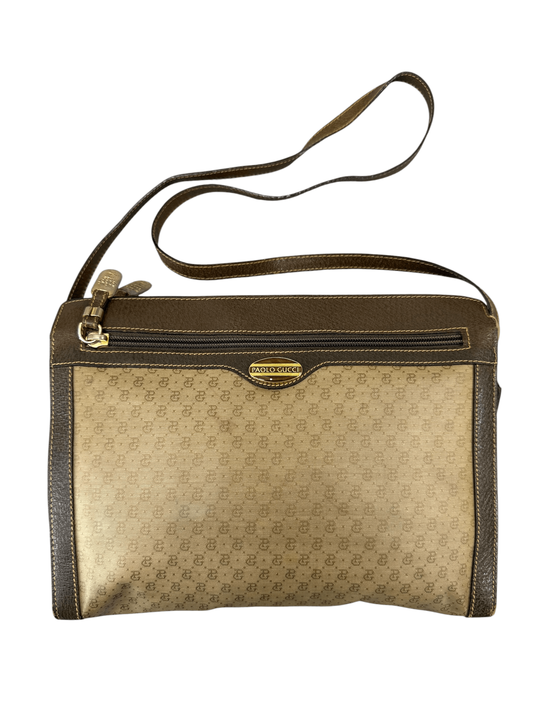 Paolo Gucci Vintage Paolo Gucci Monogram Shoulder Bag Size ONE SIZE - 4 Thumbnail