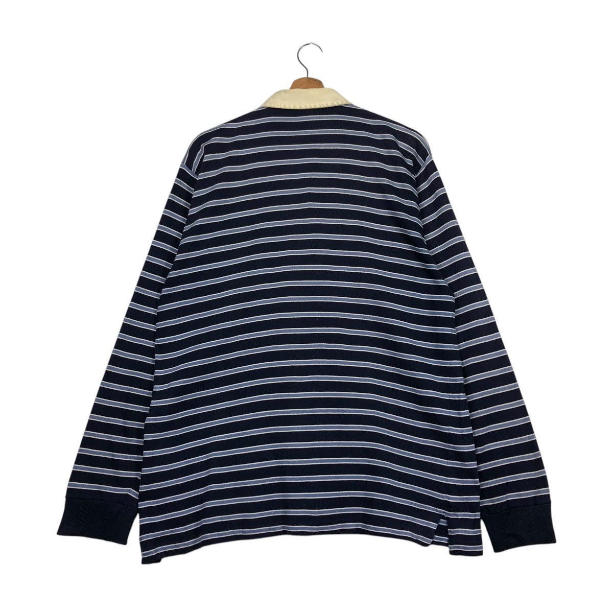 Polo Ralph Lauren Polo Ralph Lauren Old School Rugby Striped Design Collogue Size US M / EU 48-50 / 2 - 9 Thumbnail