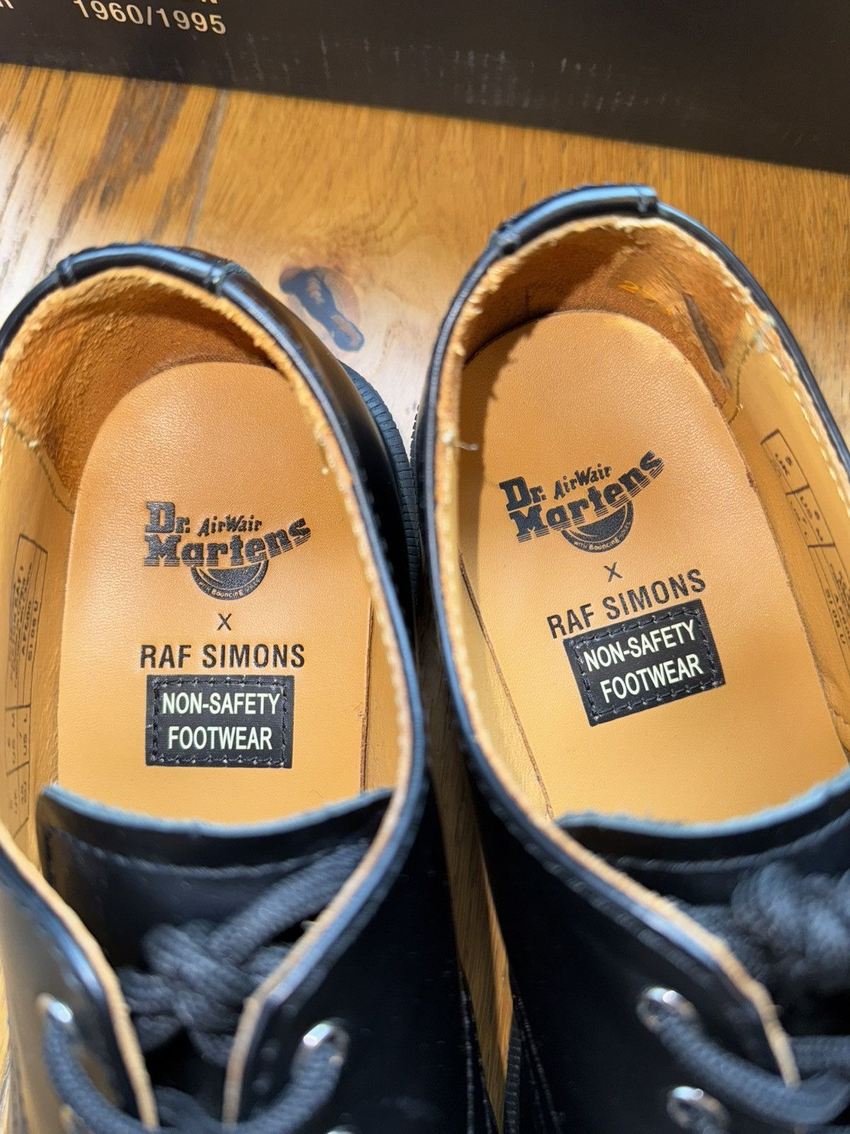 Raf Simons Raf Simons Dr Martens Asymmetric cut out steel toe derby Size US 7 / IT 37 - 12 Thumbnail