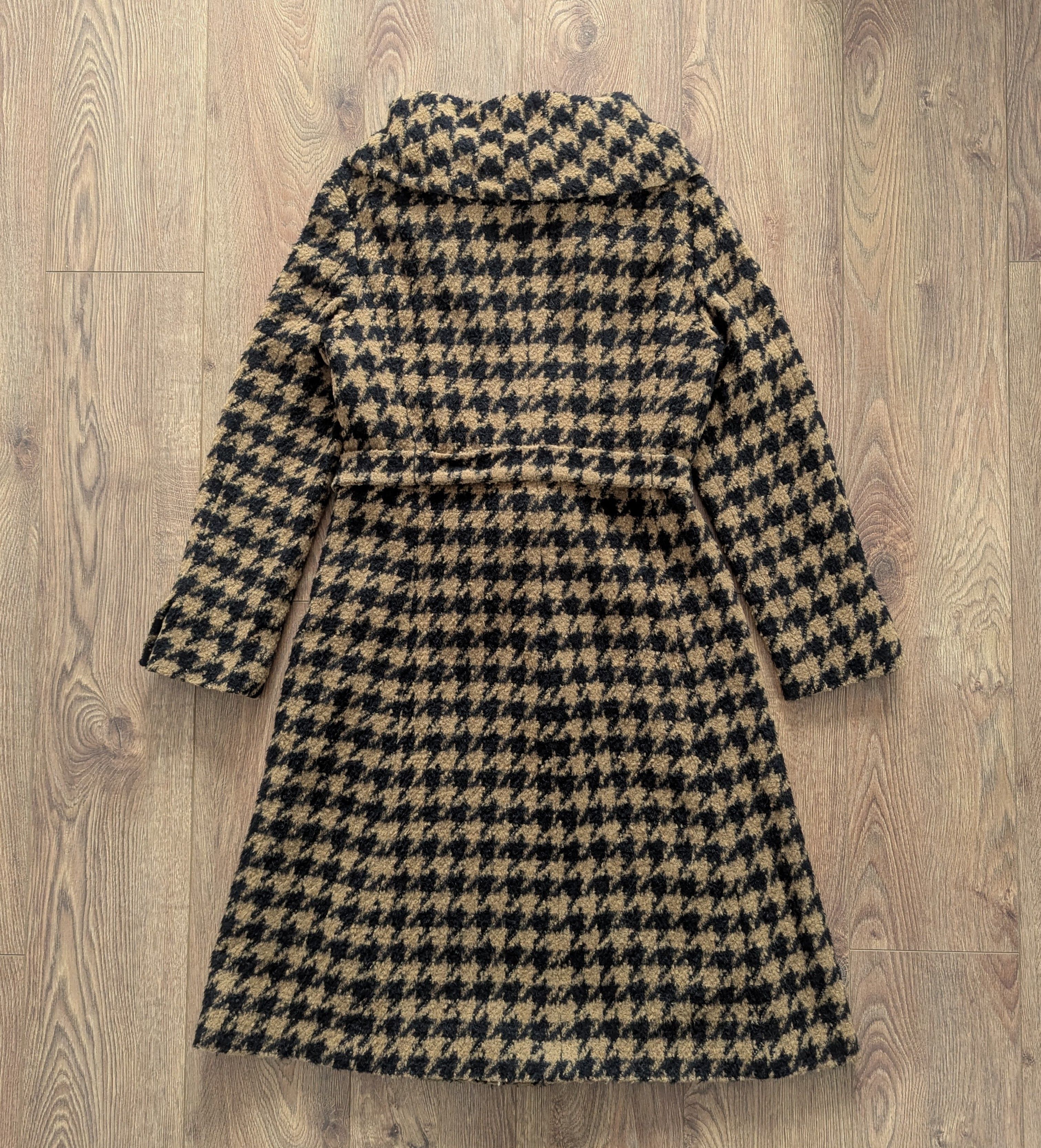 Max Mara Max Mara Long Virgin Wool Coat Black Brown Made In Italy Size M / US 6-8 / IT 42-44 - 24 Thumbnail