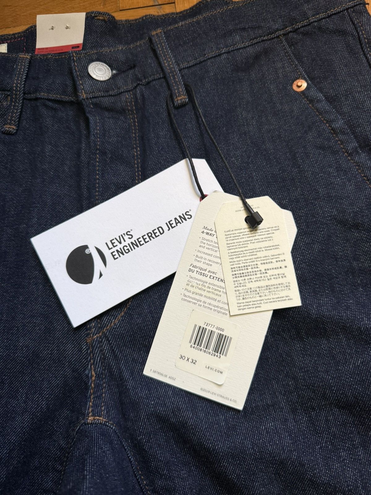 Levi's Levi’s Engineered Raw Japanese style denim loose tapered Size US 30 / EU 46 - 3 Thumbnail