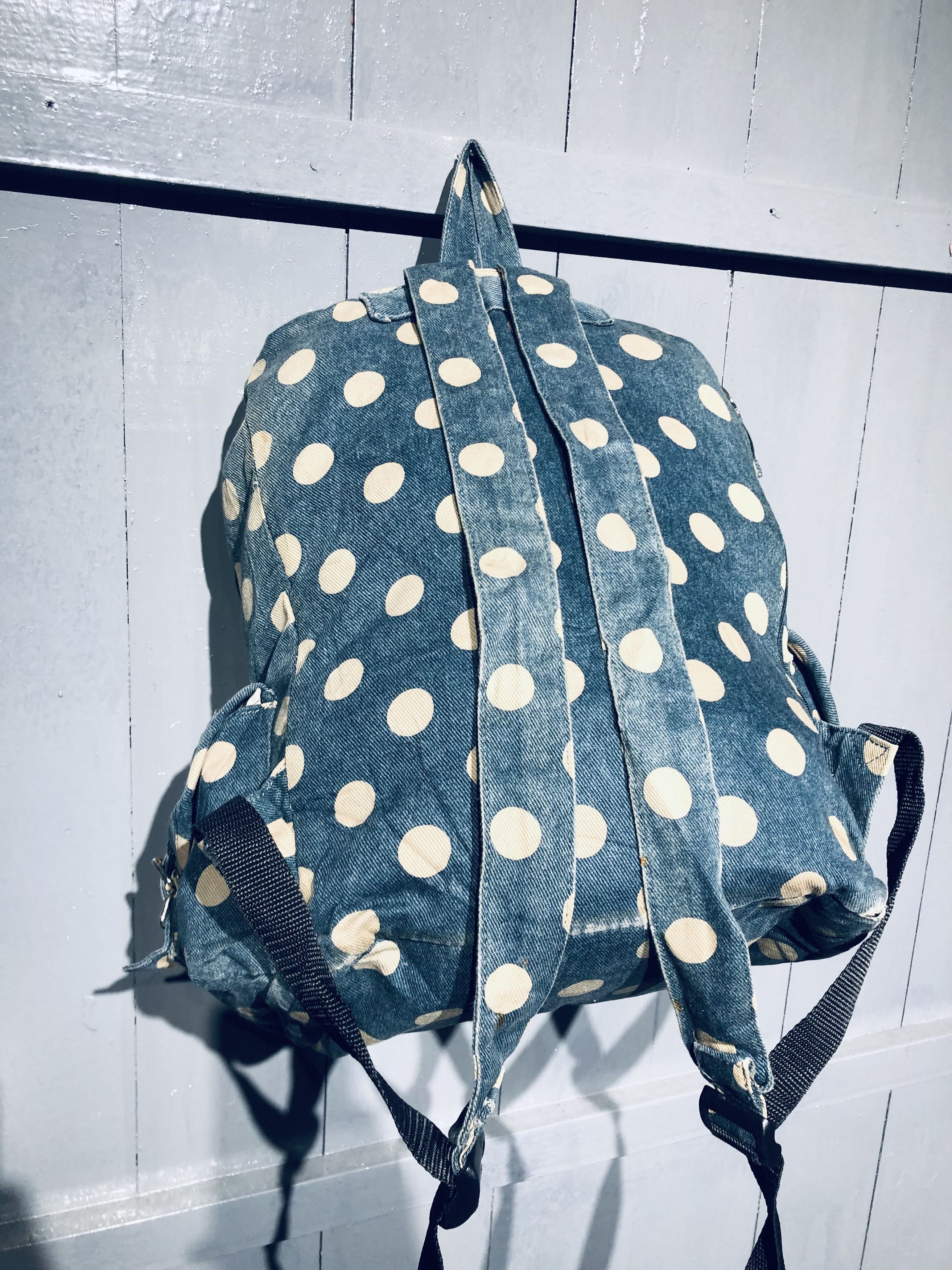 Japanese Brand Japanese Polkadot Multipocket Outside Style Backpack Size ONE SIZE - 8 Thumbnail