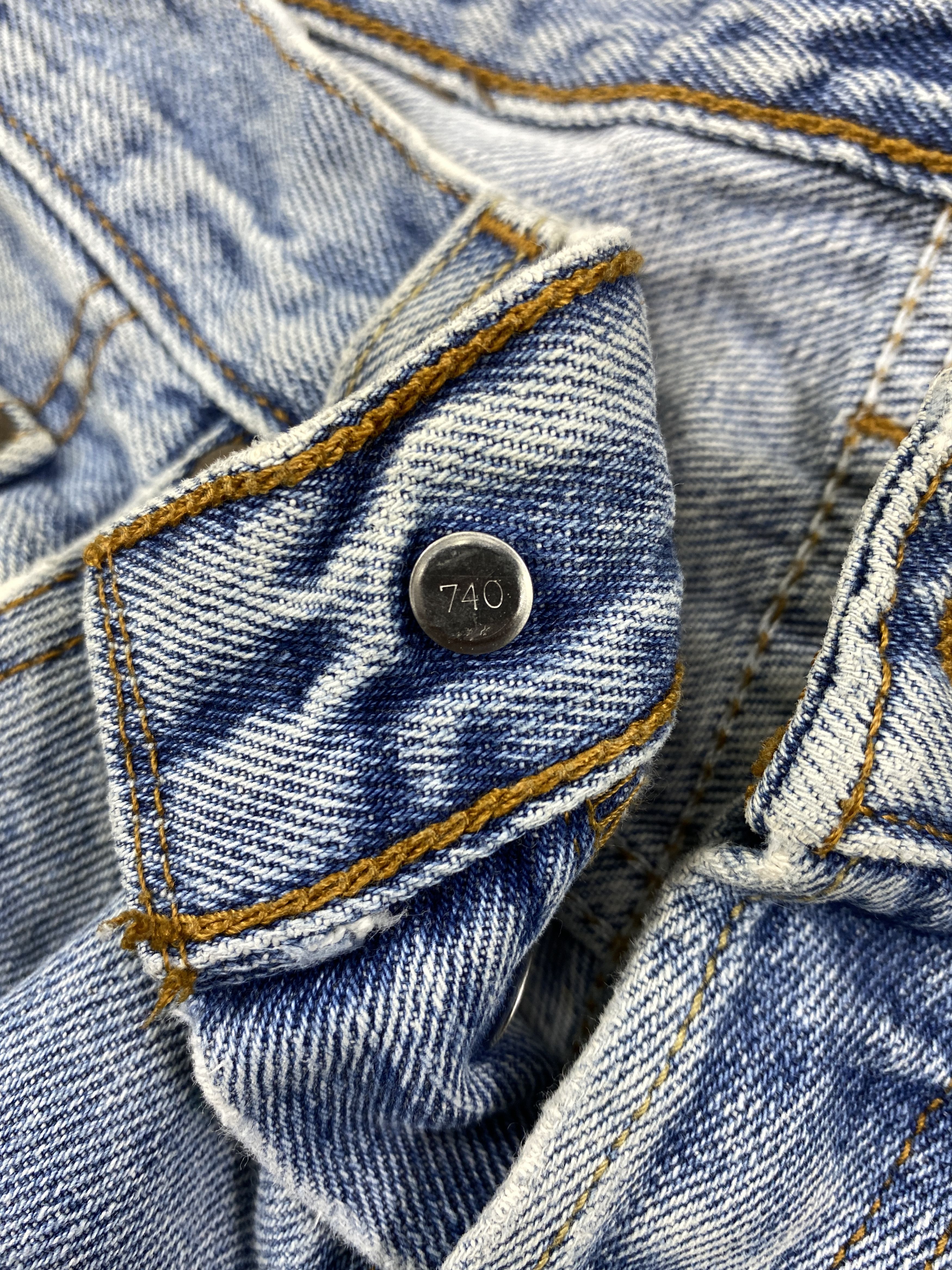 If Six Was Nine Mid Blue Vintage Levi's 501 Jeans 31x29.5 Denim -JN1578 Size US 31 - 7 Thumbnail