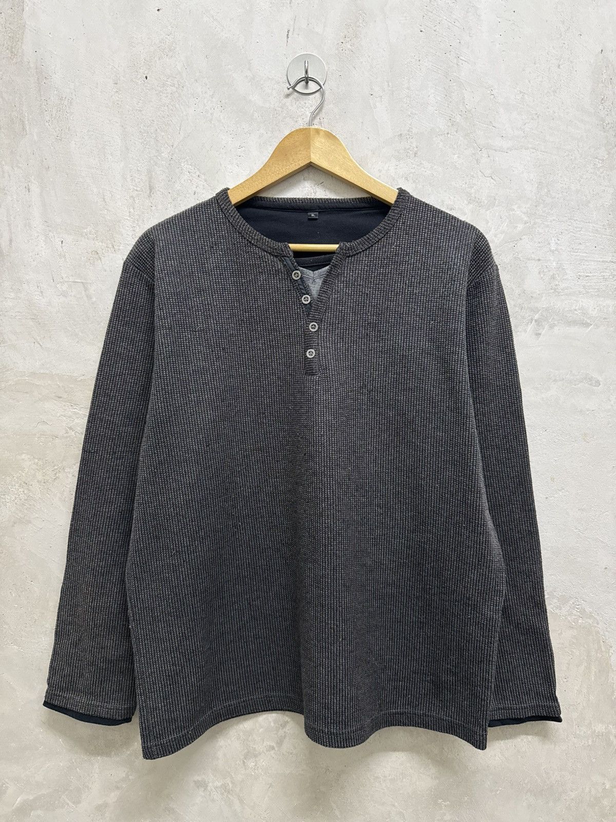 14th Addiction Japanese Double Layered Waffle Long Sleeve Tees Size US L / EU 52-54 / 3 - 1 Thumbnail