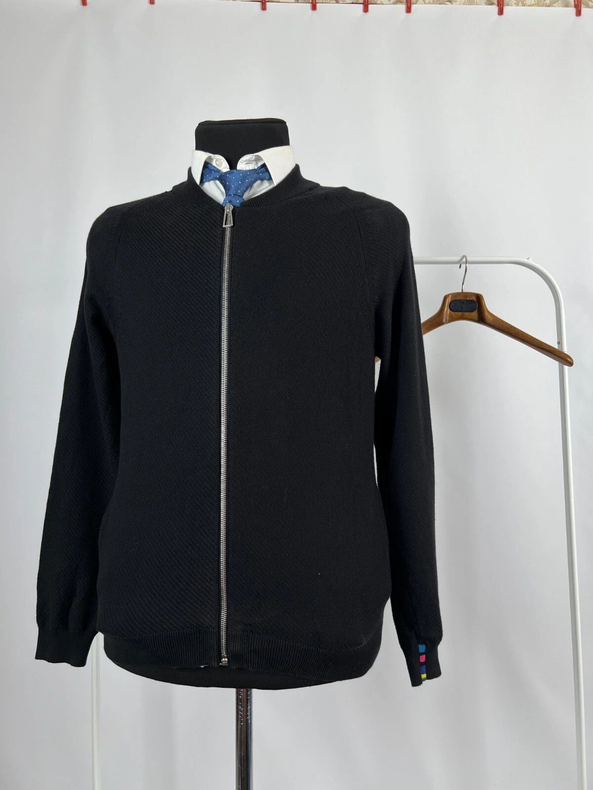 Paul Smith Paul Smith Full Zip Pullover Long Sleeve Bomber Jacket Size US S / EU 44-46 / 1 - 2 Thumbnail