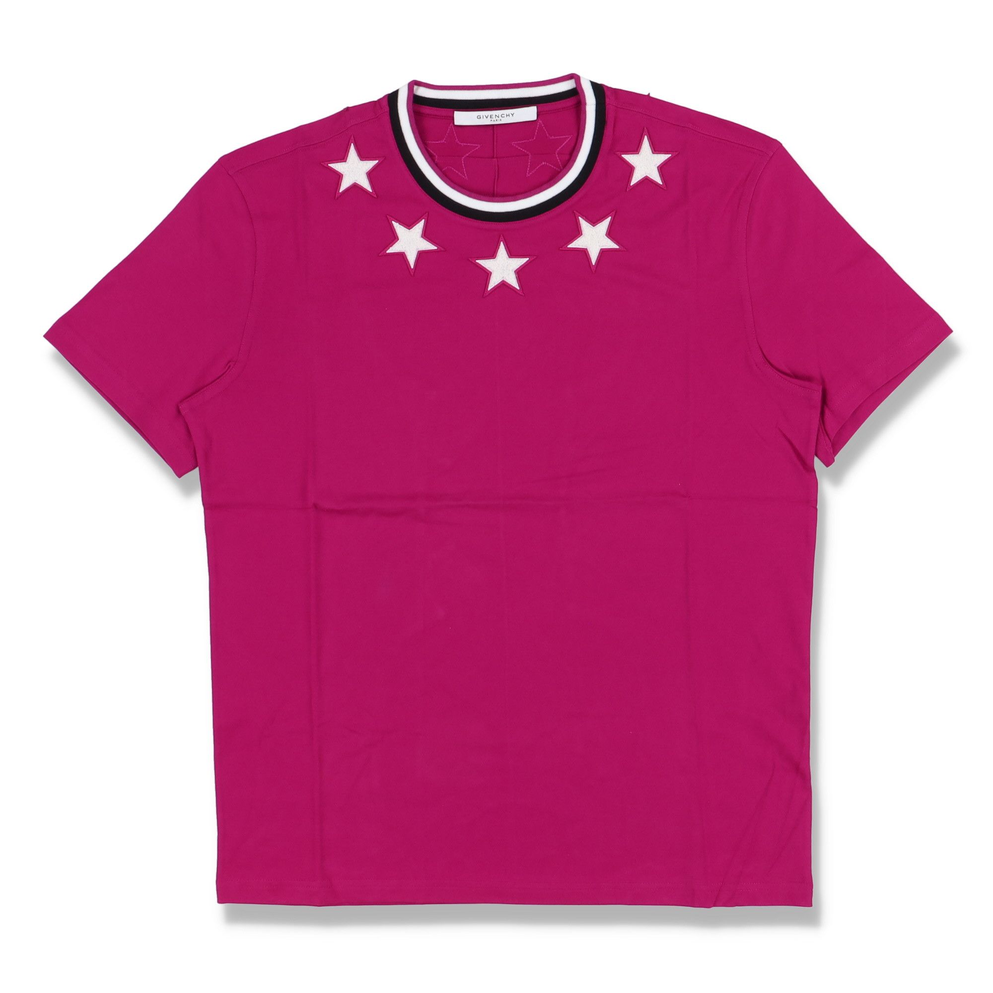 x Barneys NY Fuchsia Felt Stars T-Shirt