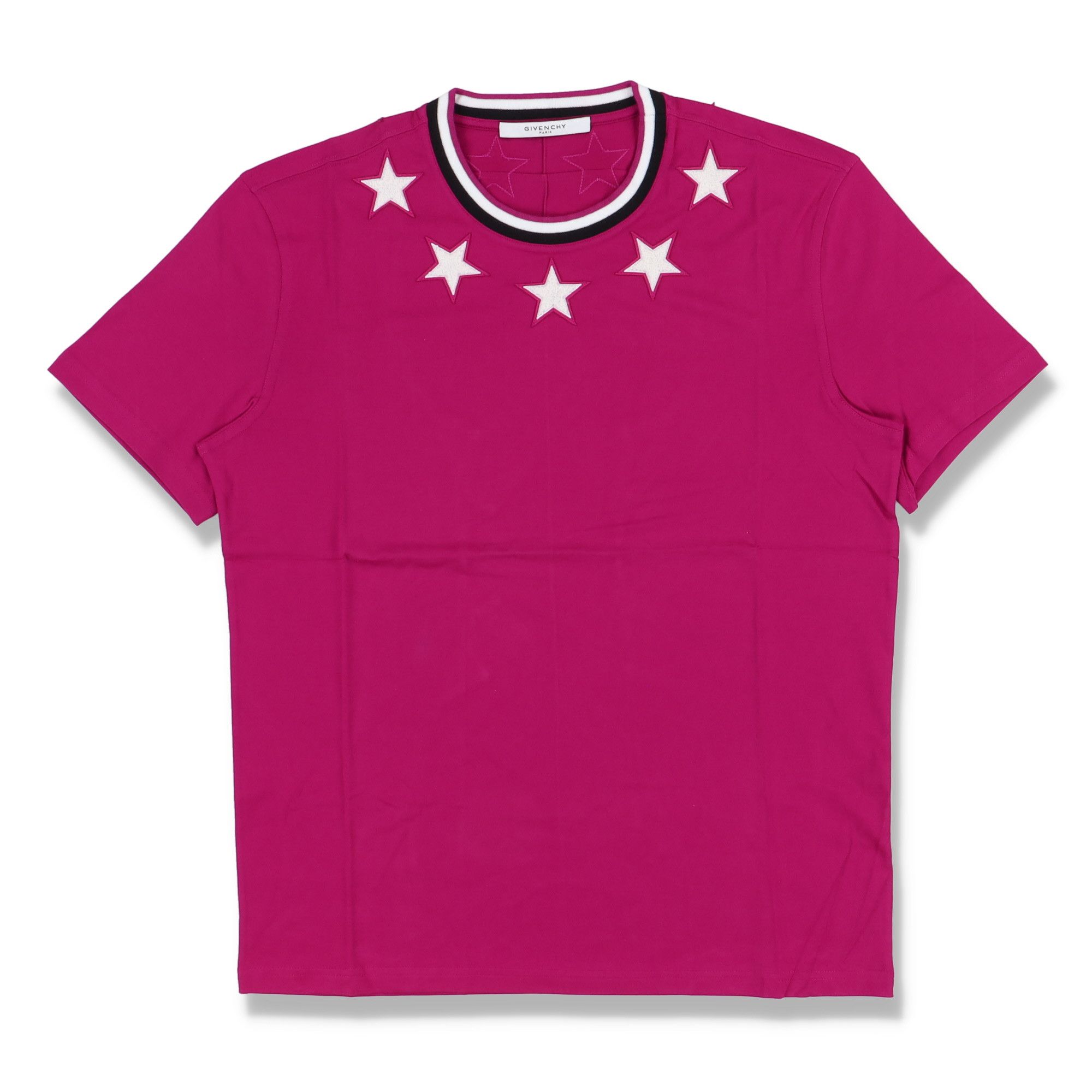 Image of X Barneys Ny Fuchsia Felt Stars T-Shirt, Men's (Size XL)