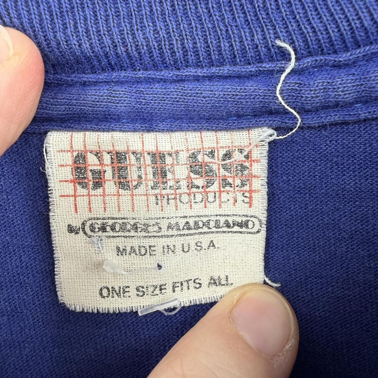 Guess Vintage Guess Jeans USA 1989 T-Shirt Blue Made in USA Size US M / EU 48-50 / 2 - 4 Thumbnail