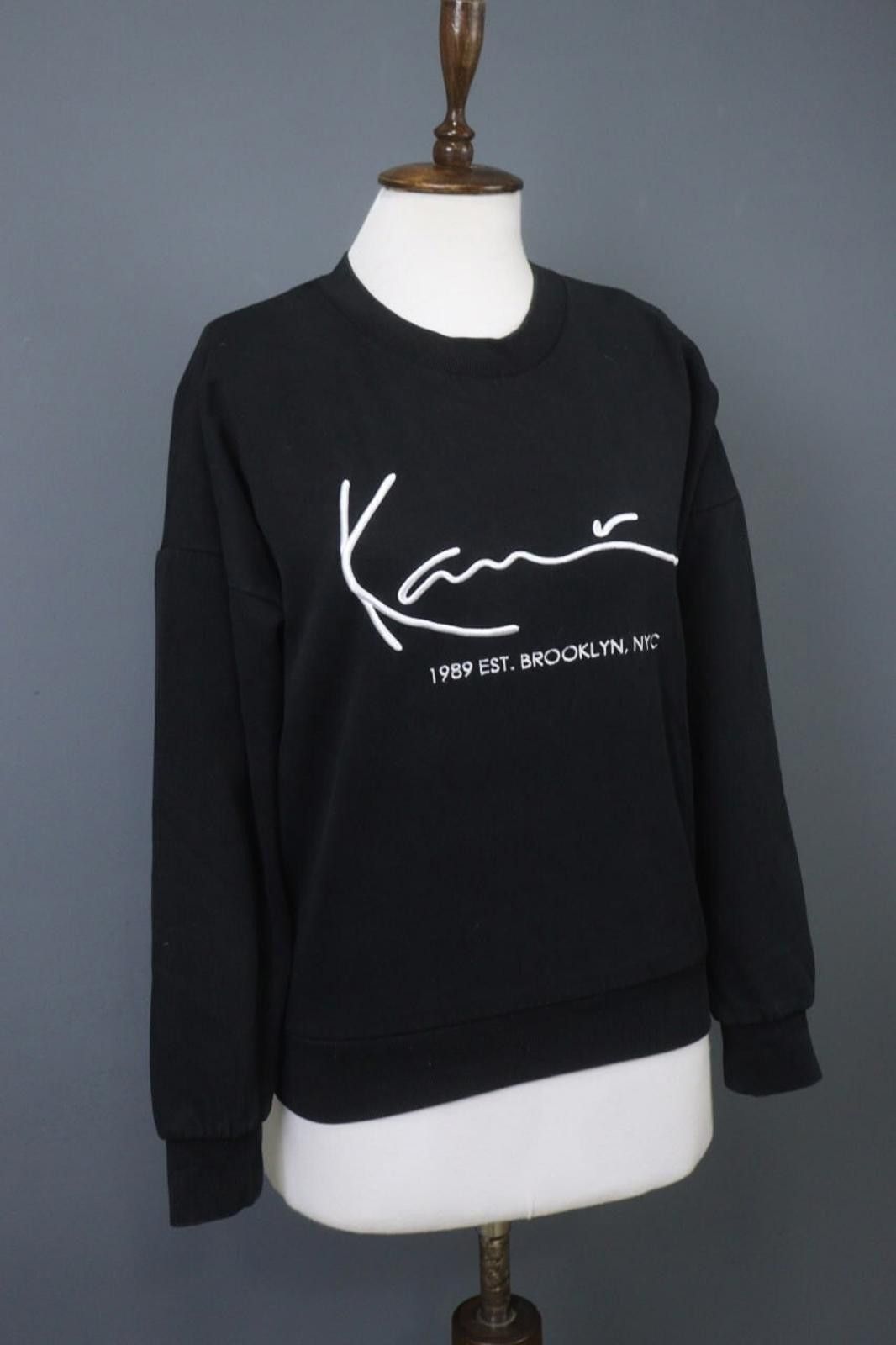 Karl Kani Karl Kani Black Cotton Crew Neck Pullover Sweatshirt Size S Size S / US 4 / IT 40 - 7 Thumbnail