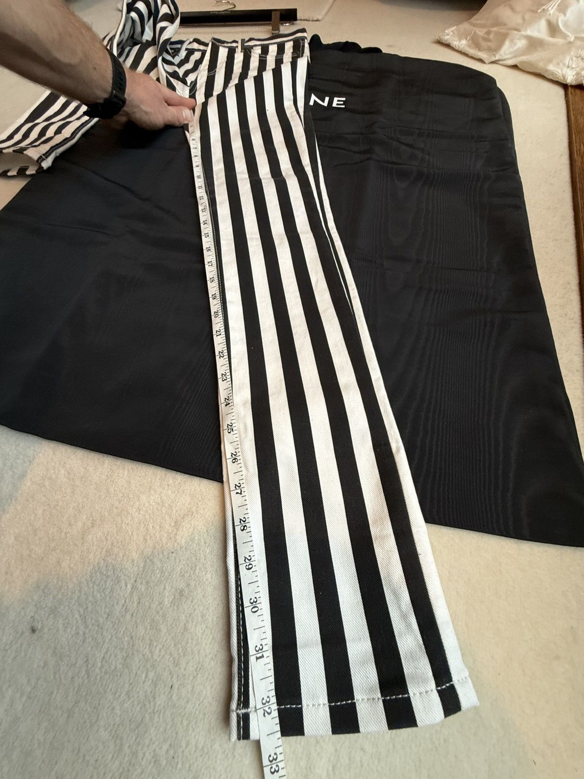 Saint Laurent Paris SS14 Saint Laurent black white skinny jeans Hedi Slimane 26 Size US 26 / EU 42 - 14 Thumbnail