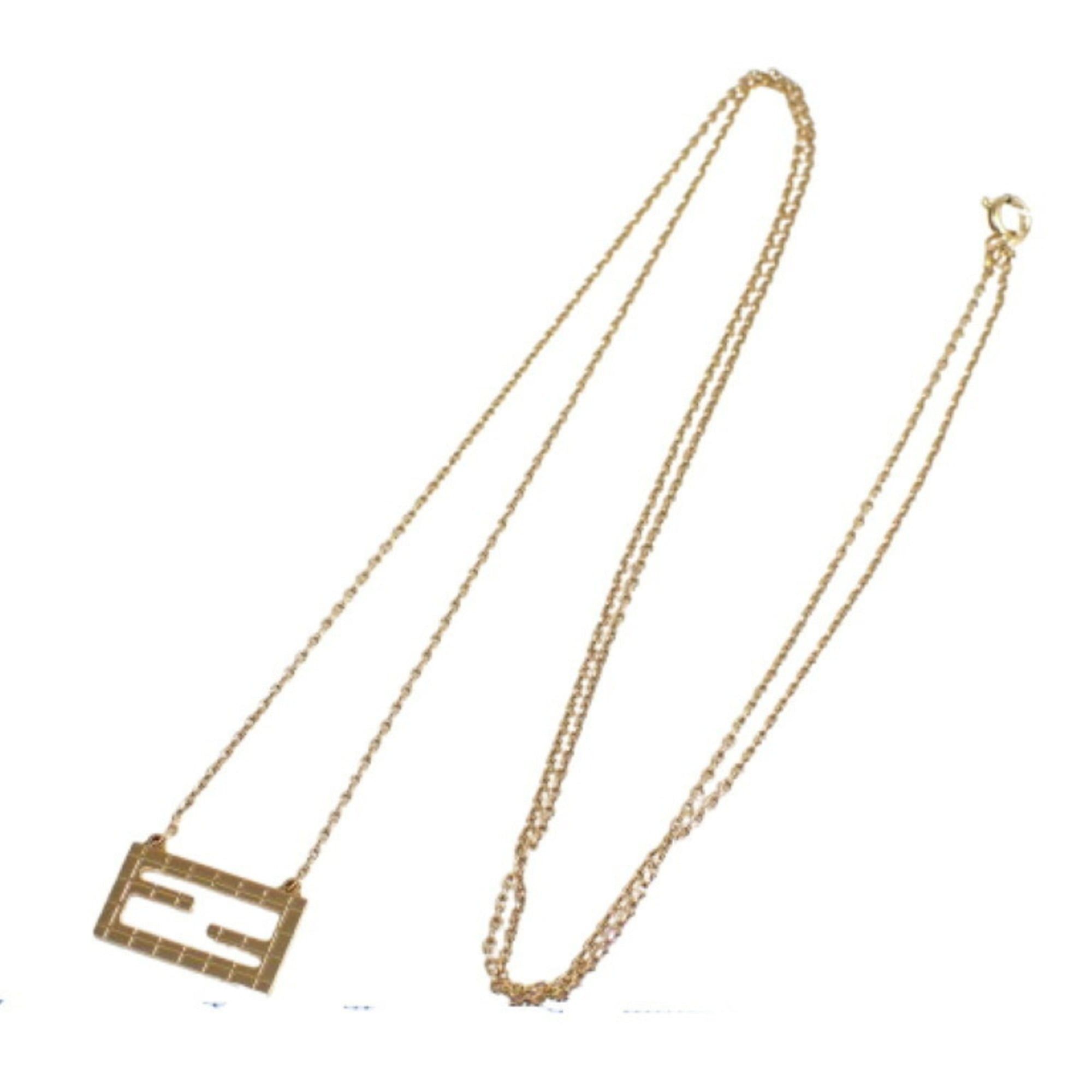 Fendi FENDI F Is Necklace 8AH591 Gold Metal Women's Size ONE SIZE - 1 Thumbnail