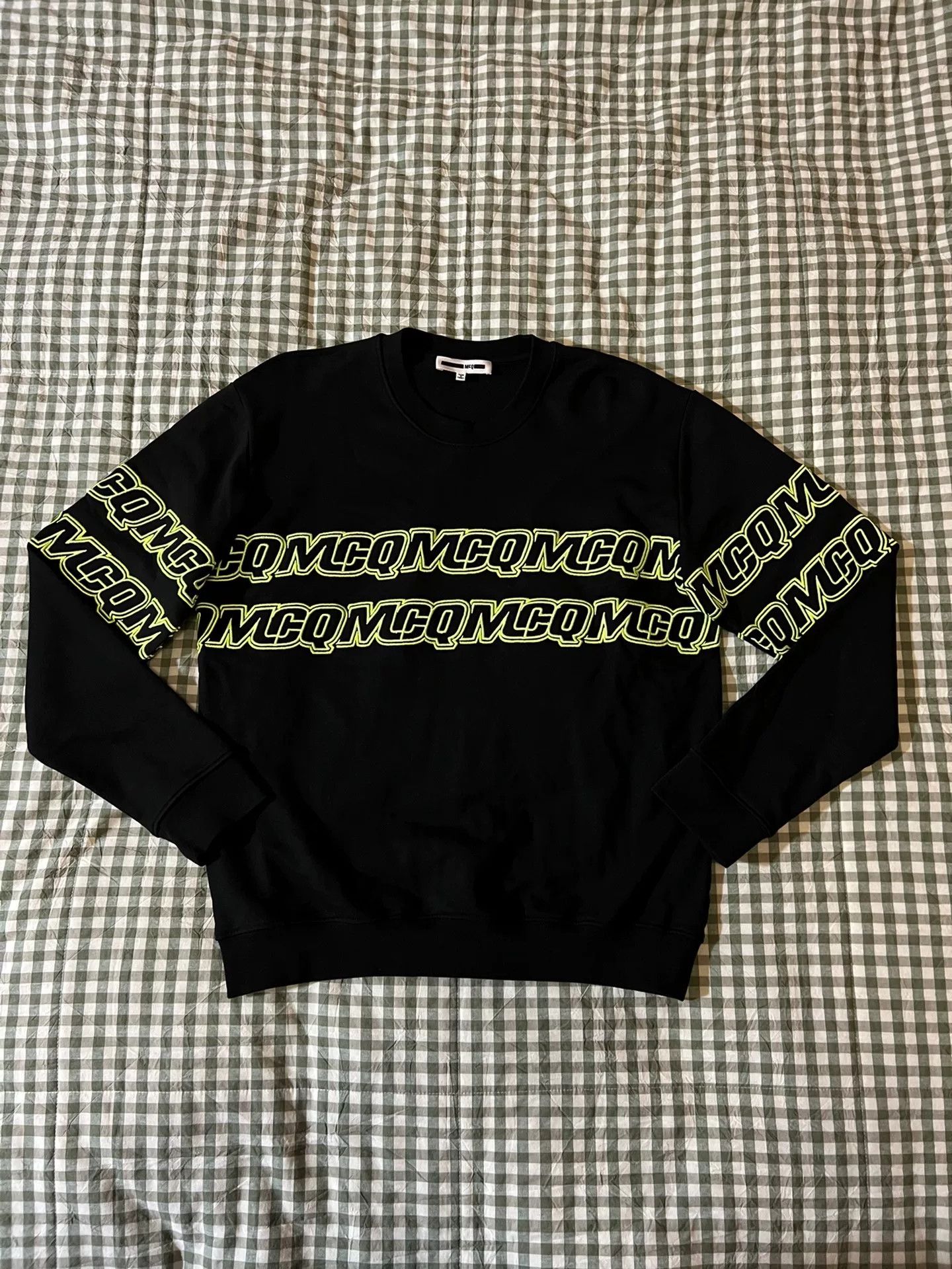 McQ Alexander McQueen McQueen Slogan Embroidery Sweatshirt Size US L / EU 52-54 / 3 - 1 Thumbnail