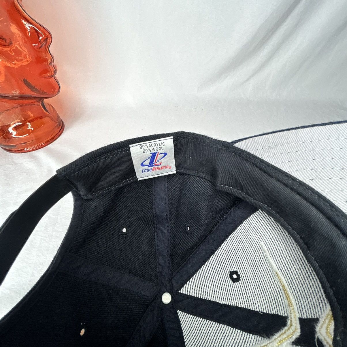 Logo Athletic Vintage Houston Astros Snapback Hat Navy/Gold wool Size ONE SIZE - 5 Thumbnail