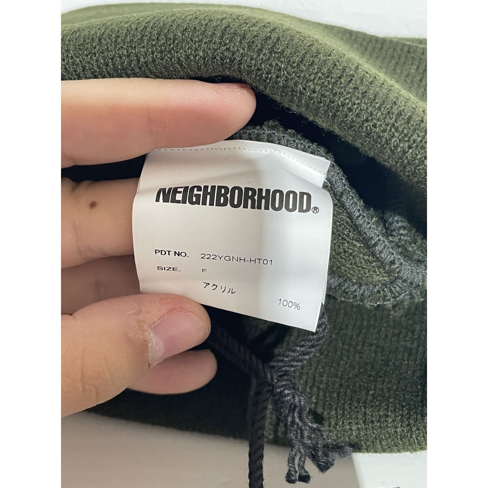 Neighborhood NEIGHBORHOOD TECH APPAREL OLIVE BEANIE NEW Size ONE SIZE - 4 Thumbnail