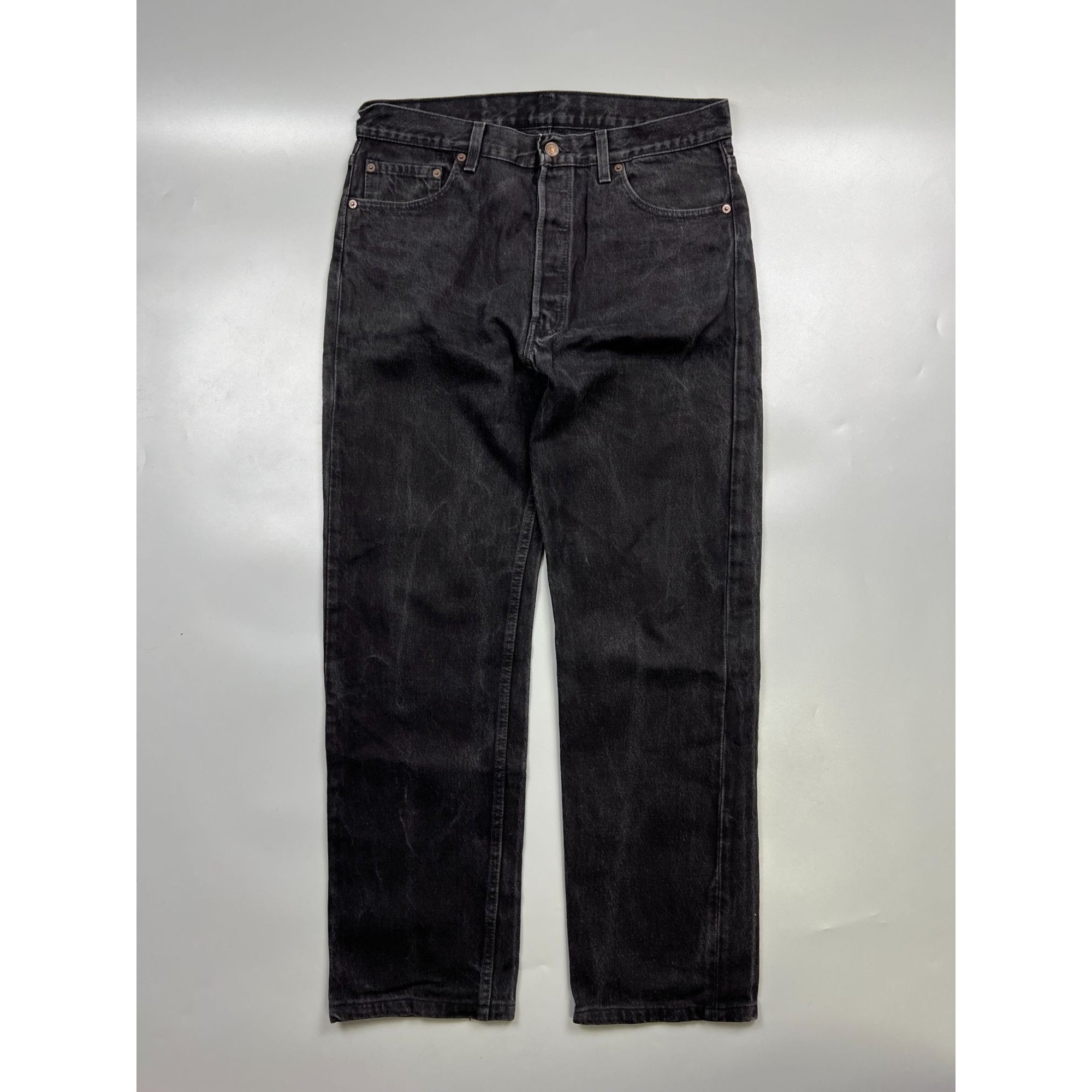 Levi's Levi’s 501 Made in USA Stonewashed Denim Jeans (Y0939) Size US 35 - 1 Thumbnail