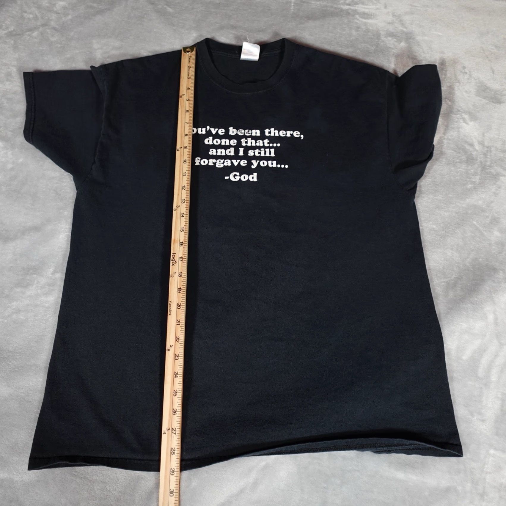 Gildan VINTAGE Gildan T Shirt Mens XL Black You’ve Been There Done That God Graphic Print Retro 2000-2009 READ Size US XL / EU 56 / 4 - 8 Thumbnail