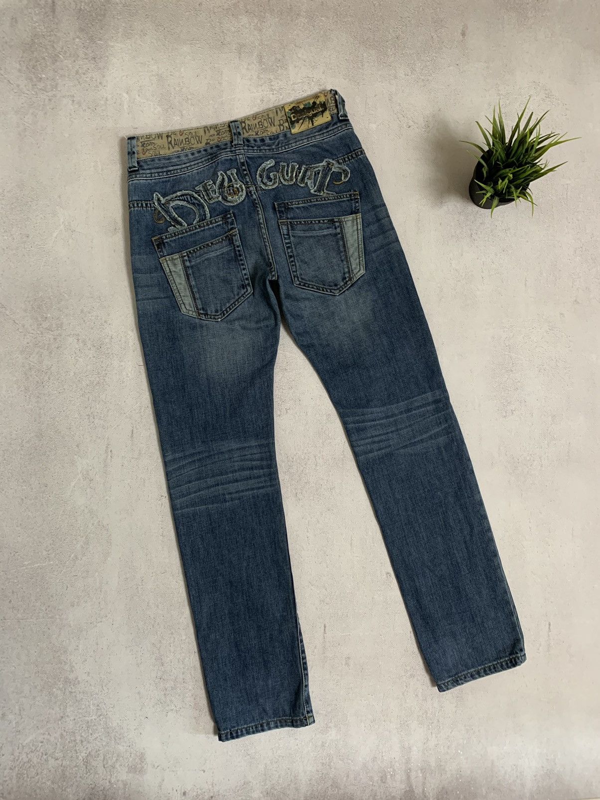 Distressed Denim Number Nine Style Distressed Patches Full Count