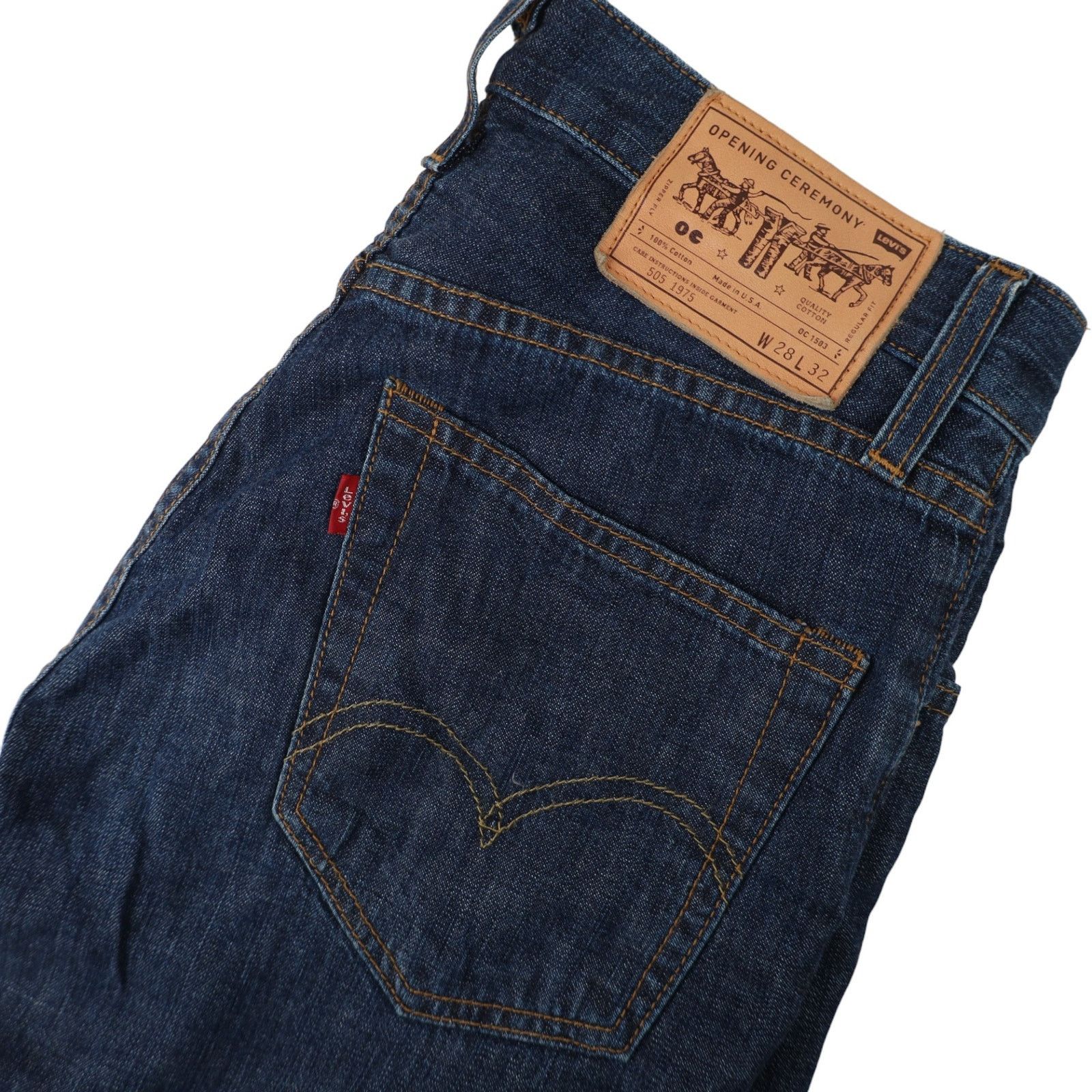 Levi's × Opening Ceremony Levis x Open Ceremony 505 Denim Jeans Size US 28 / EU 44 - 12 Thumbnail