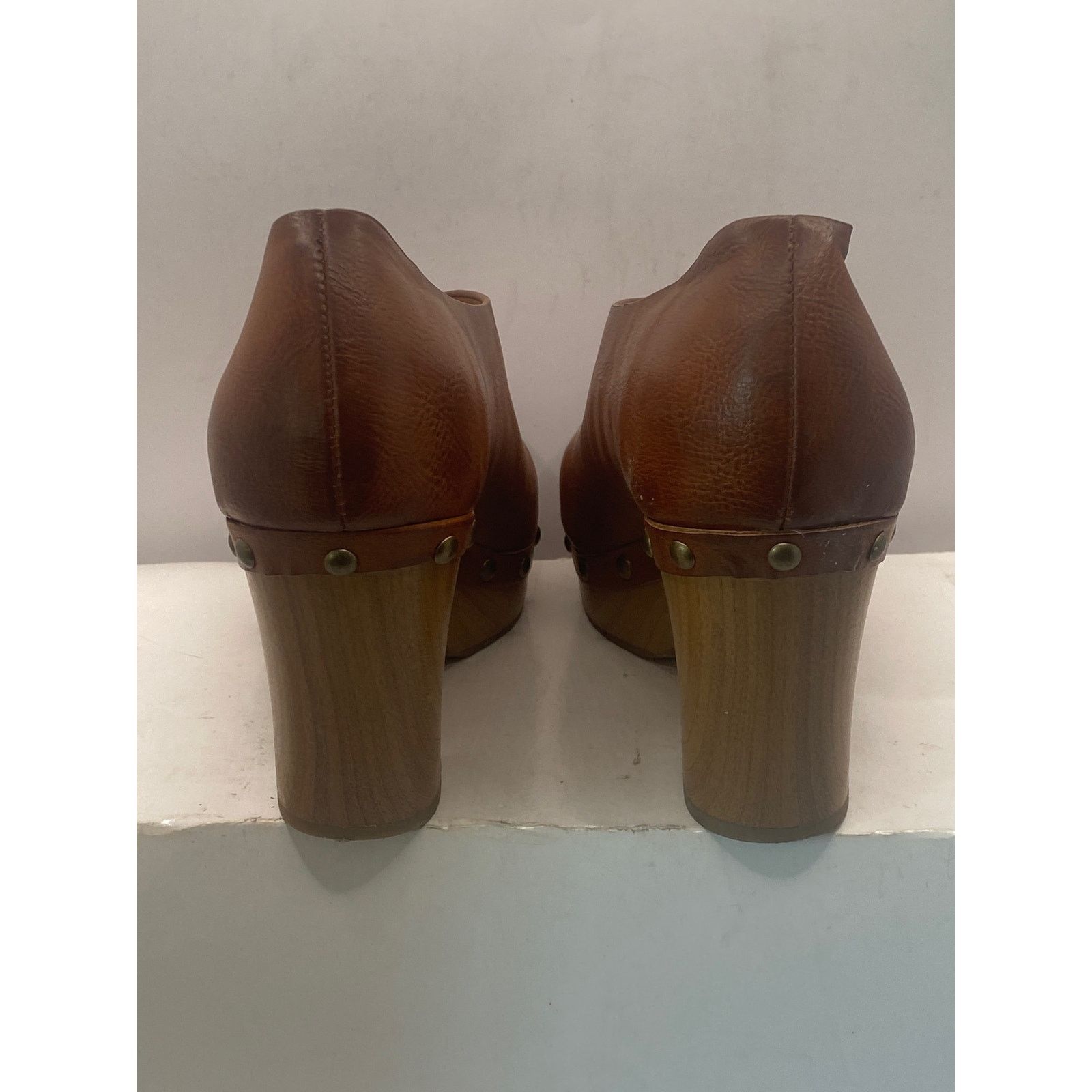 Kork-Ease Korks Tan Arielle Wood Sole d'Orsay Pump (Women), Size 7 Size US 7 / IT 37 - 4 Thumbnail