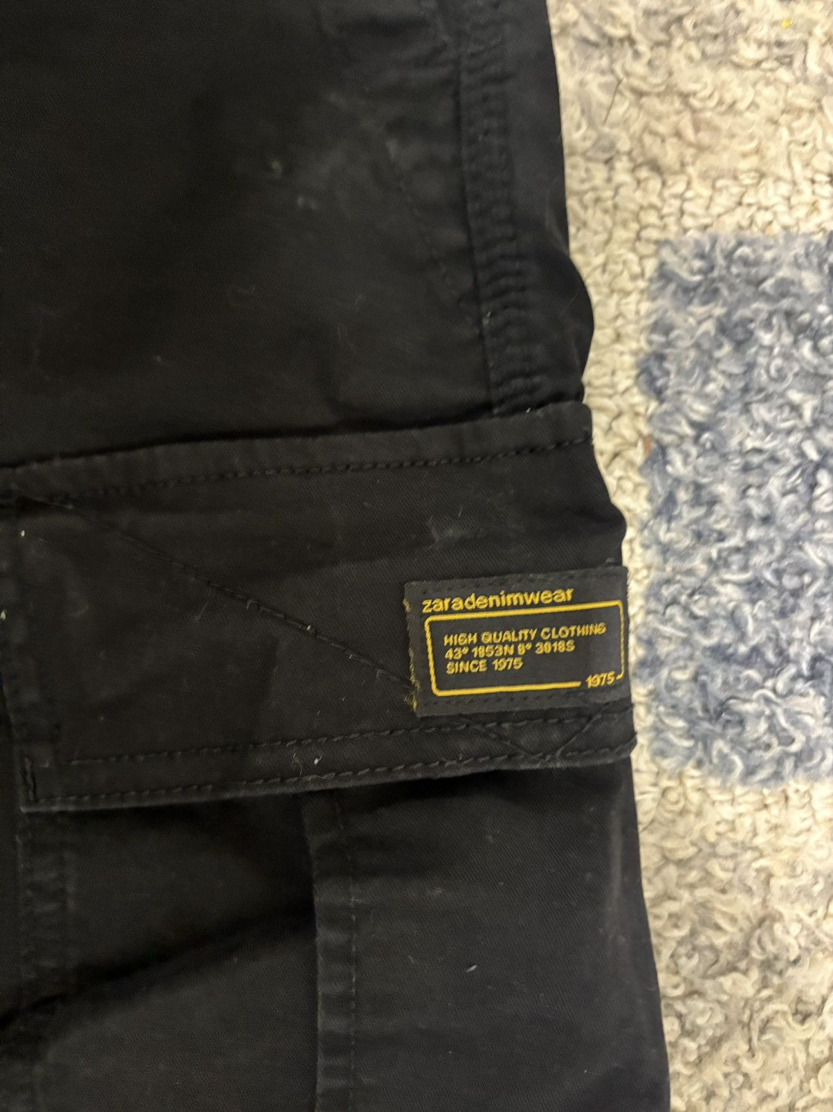 Vintage × Zara Zara Denim Cargo Pant Size US 30 / EU 46 - 4 Thumbnail