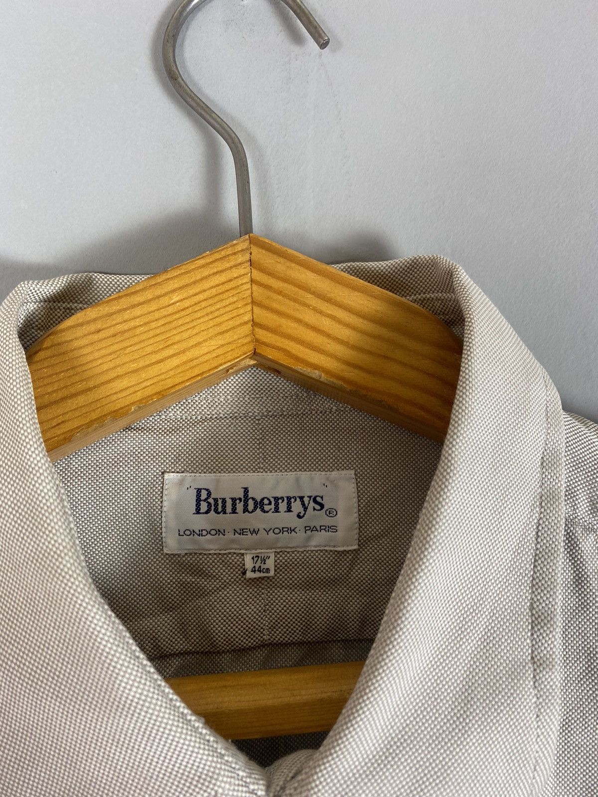 Burberry Vintage 90s Burberrys shirt Size US XL / EU 56 / 4 - 4 Thumbnail