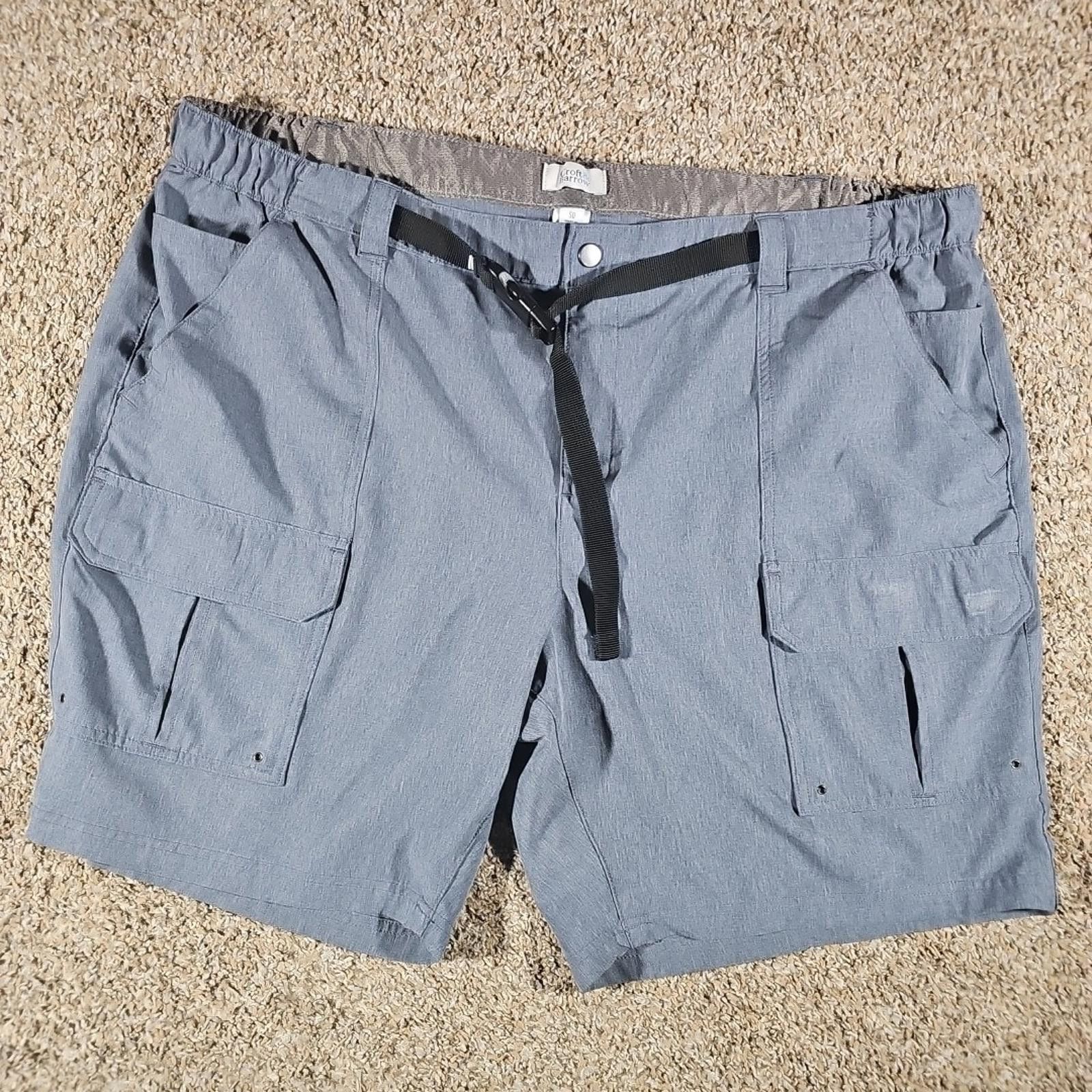 Croft & Barrow Croft & Barrow Relaxed Stretch Belted Cargo Hiking Shorts 50 Size US 44 / EU 60 - 1 Thumbnail