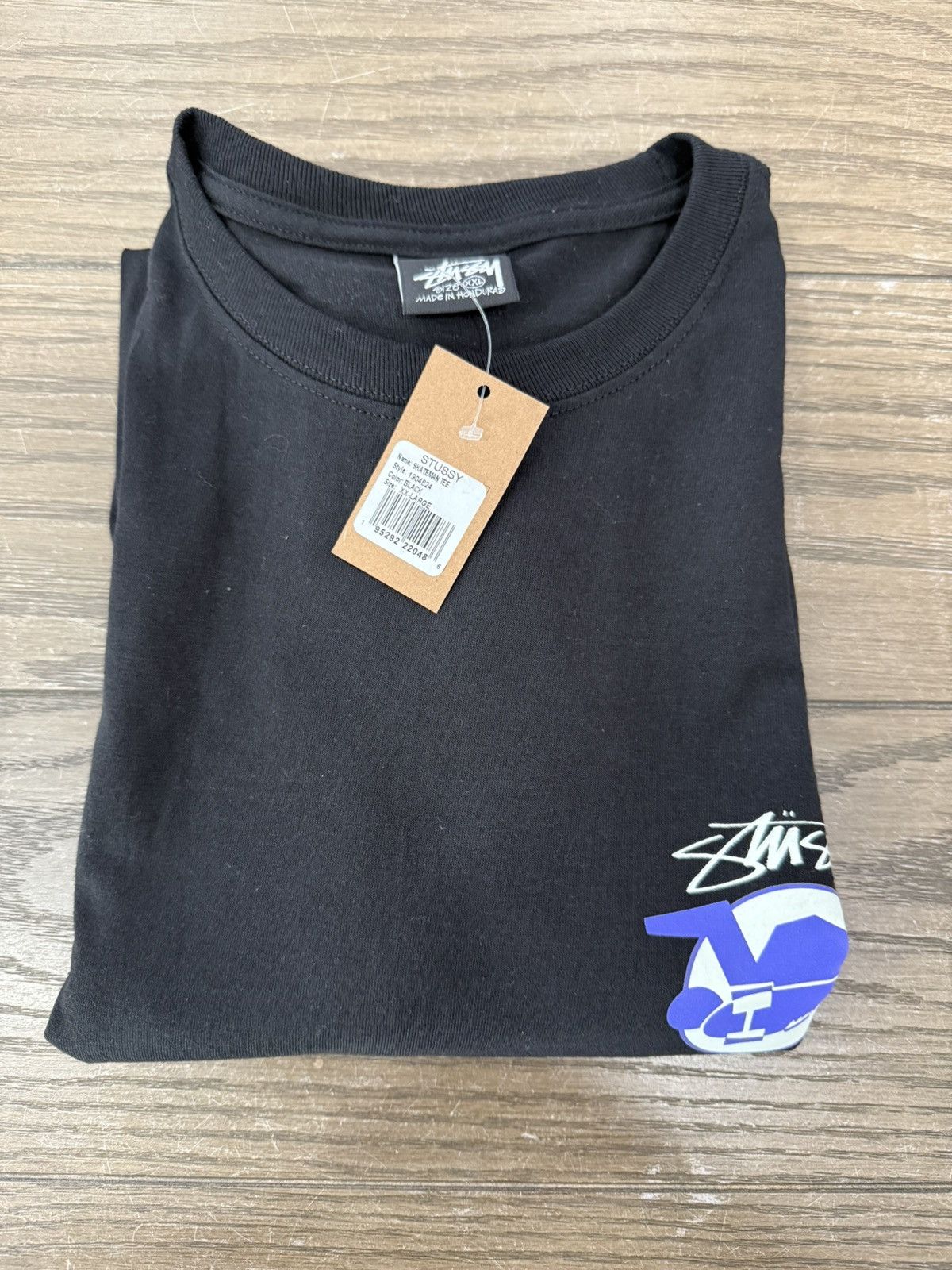 Stussy 🎱 Stussy Skateman NEW! Tee Shirt RARE! 2XL Black XXL 🎱 Size US XXL / EU 58 / 5 - 5 Thumbnail