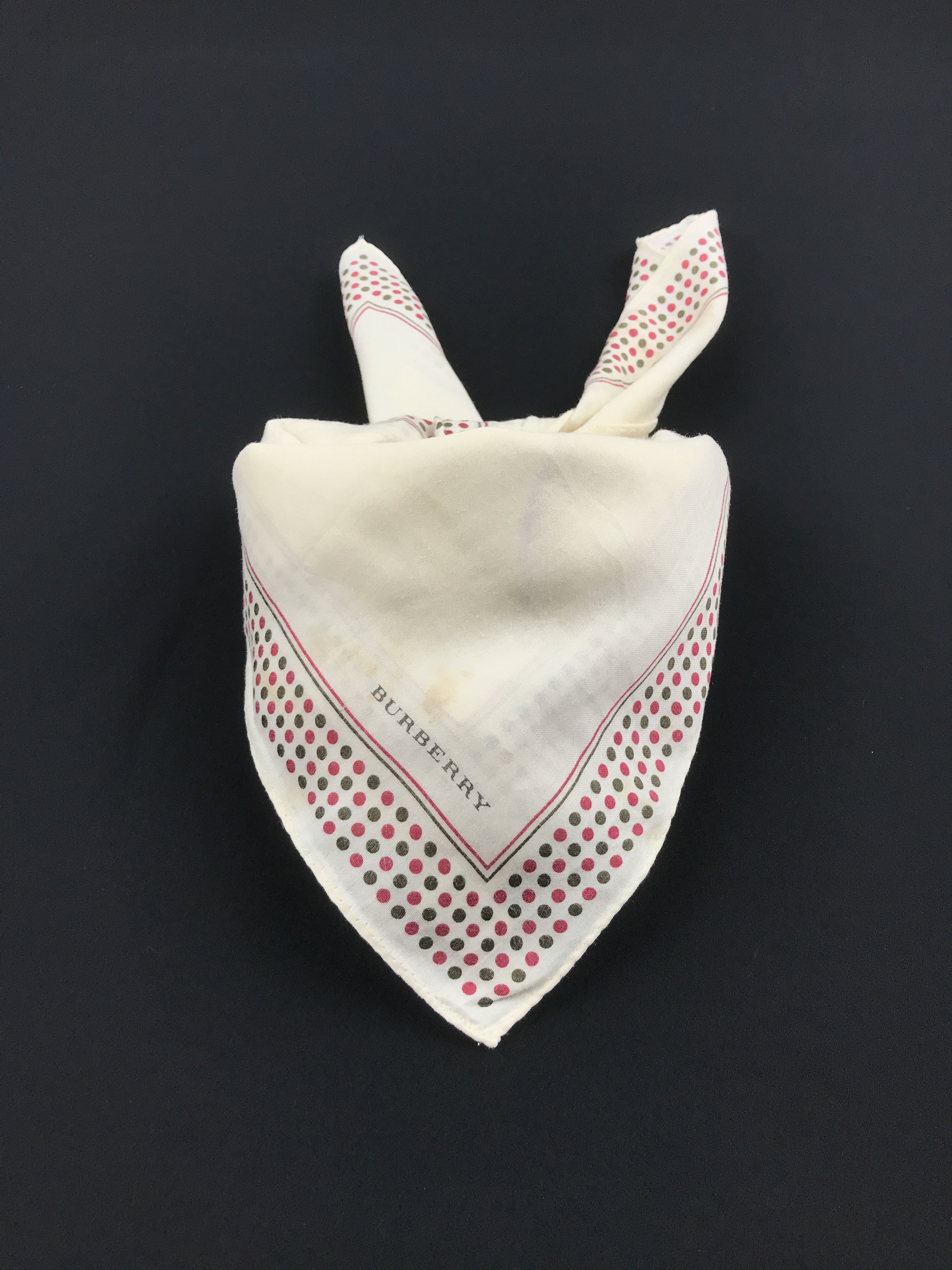 Burberry × Vintage Vintage Burberry Bandana Neckerchief Handkerchief Size ONE SIZE - 3 Thumbnail