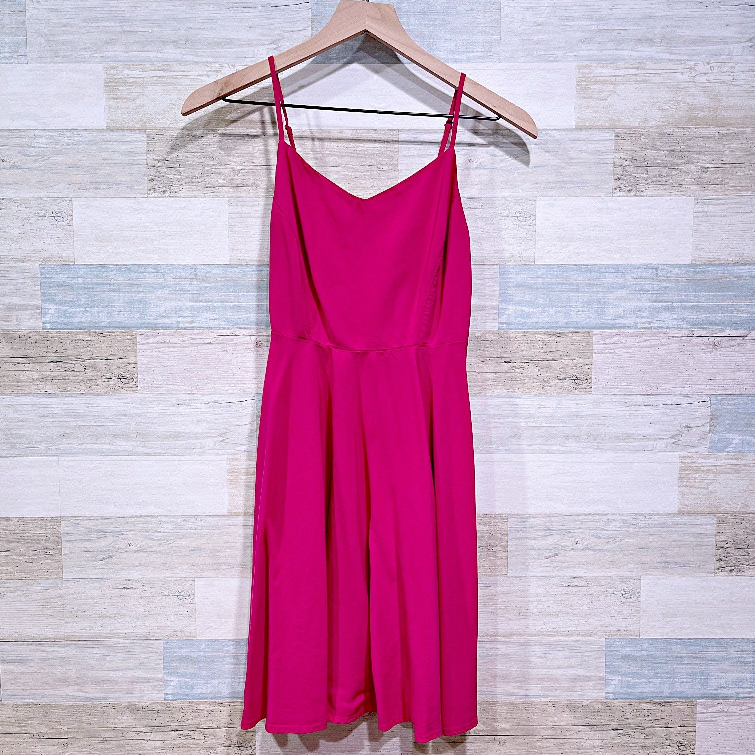 Old Navy Old Navy Fit & Flare Cami Dress Hot Pink Womens Small | Grailed