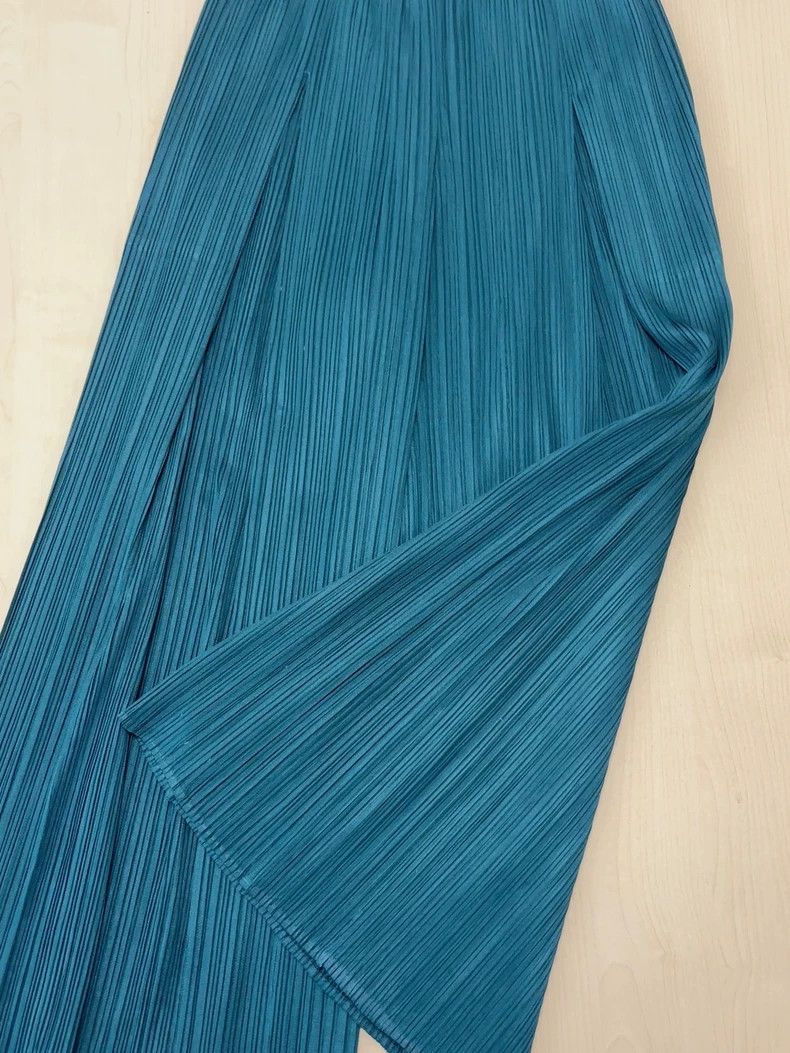 Issey Miyake Issey Miyake size:3 Green pleated pants Size 42" / US 20 - 2 Thumbnail