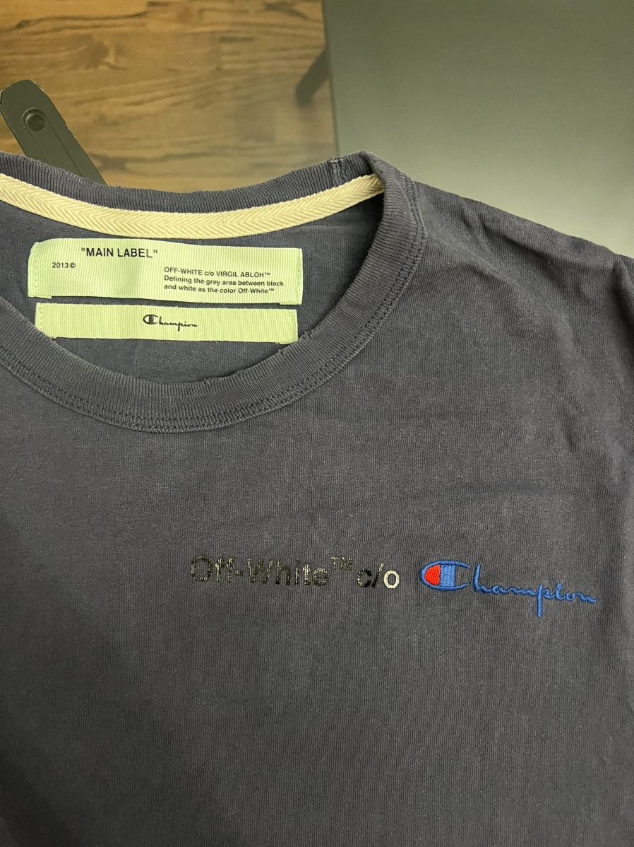Champion × Off-White Champion x Off White Arrow Tee Size US S / EU 44-46 / 1 - 4 Thumbnail