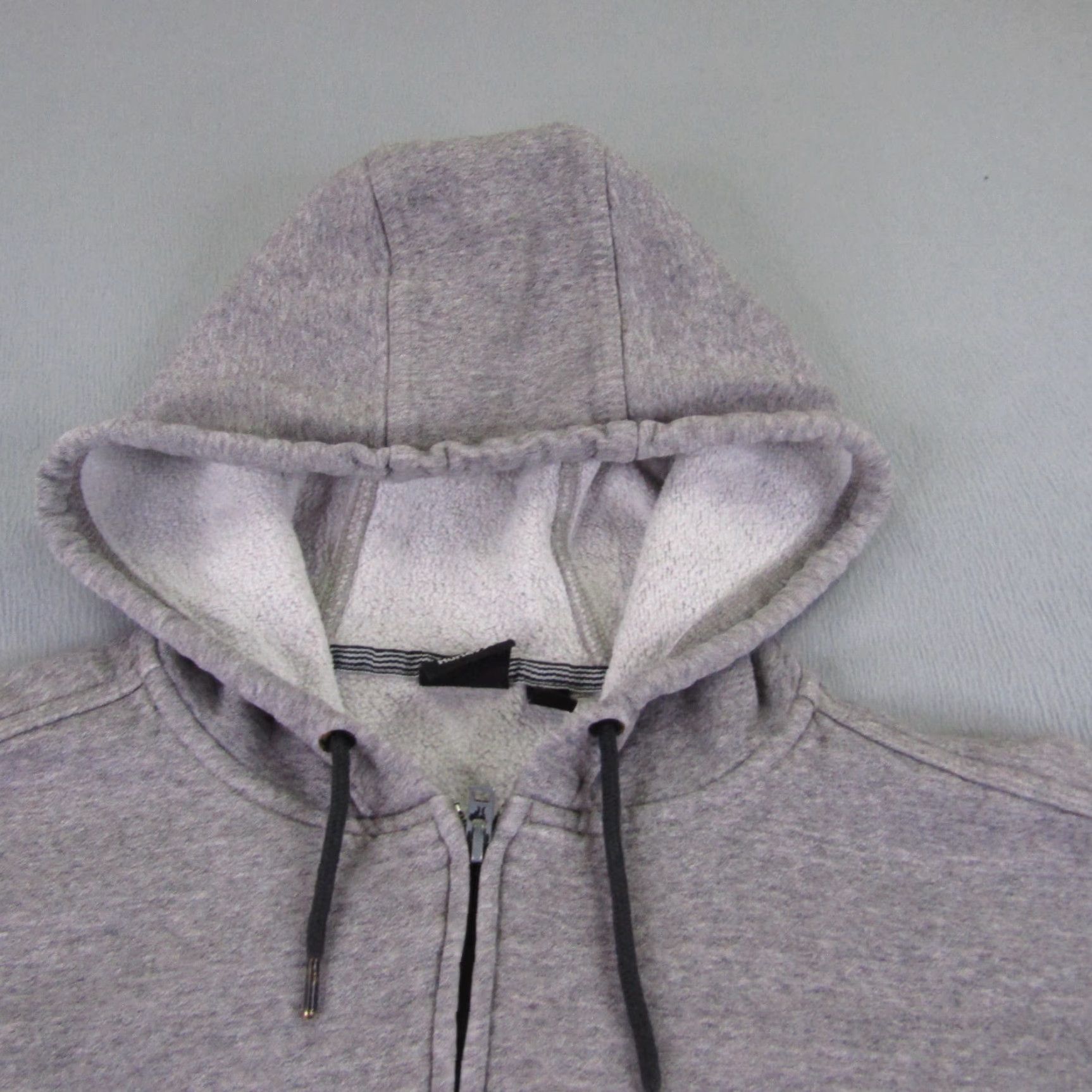 Hurley Hurley Hoodie Mens Medium Gray Full Zip Sweatshirt Jacket Size US M / EU 48-50 / 2 - 2 Thumbnail